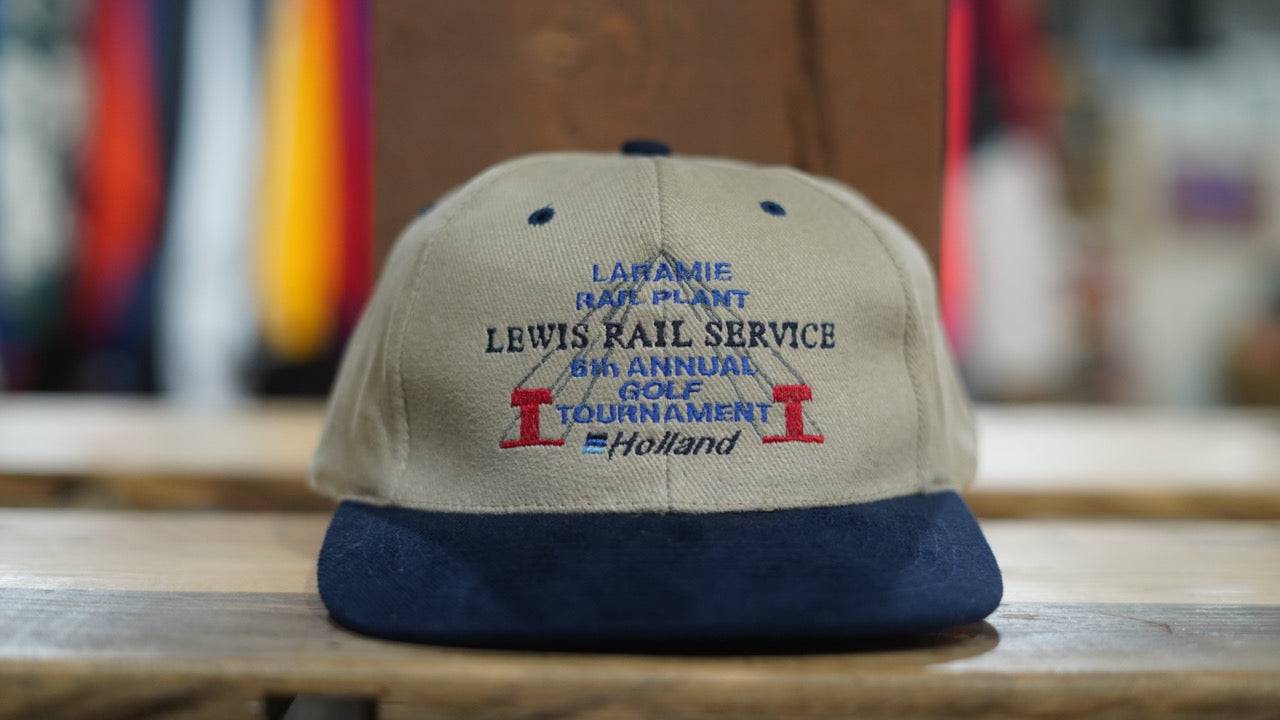 1990s Vintage Dad Hat - New Holland Tractors Golf Tournament Nissun Adjustable Strap - West Block Vintage