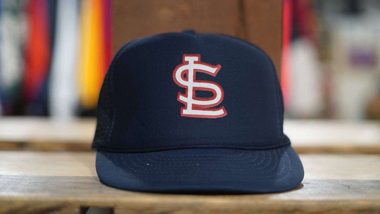 90s Vintage Mesh Trucker Hat- St.Louis Cardinals Nissin Snapback Hat - West Block Vintage