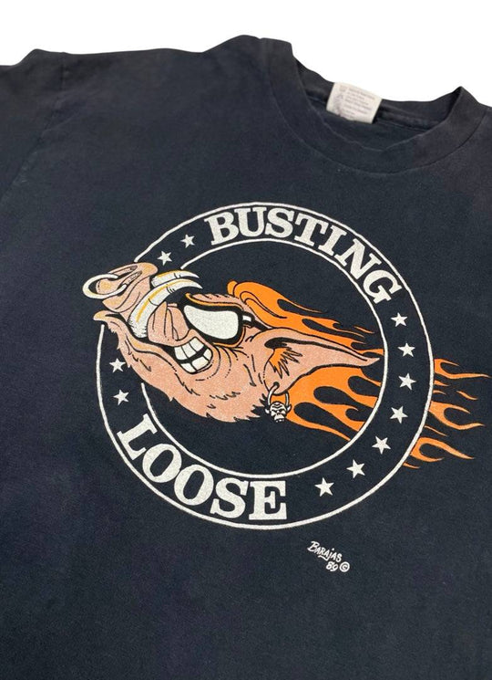 Vintage 90s Bustin Loose Bar Tee - West Block Vintage