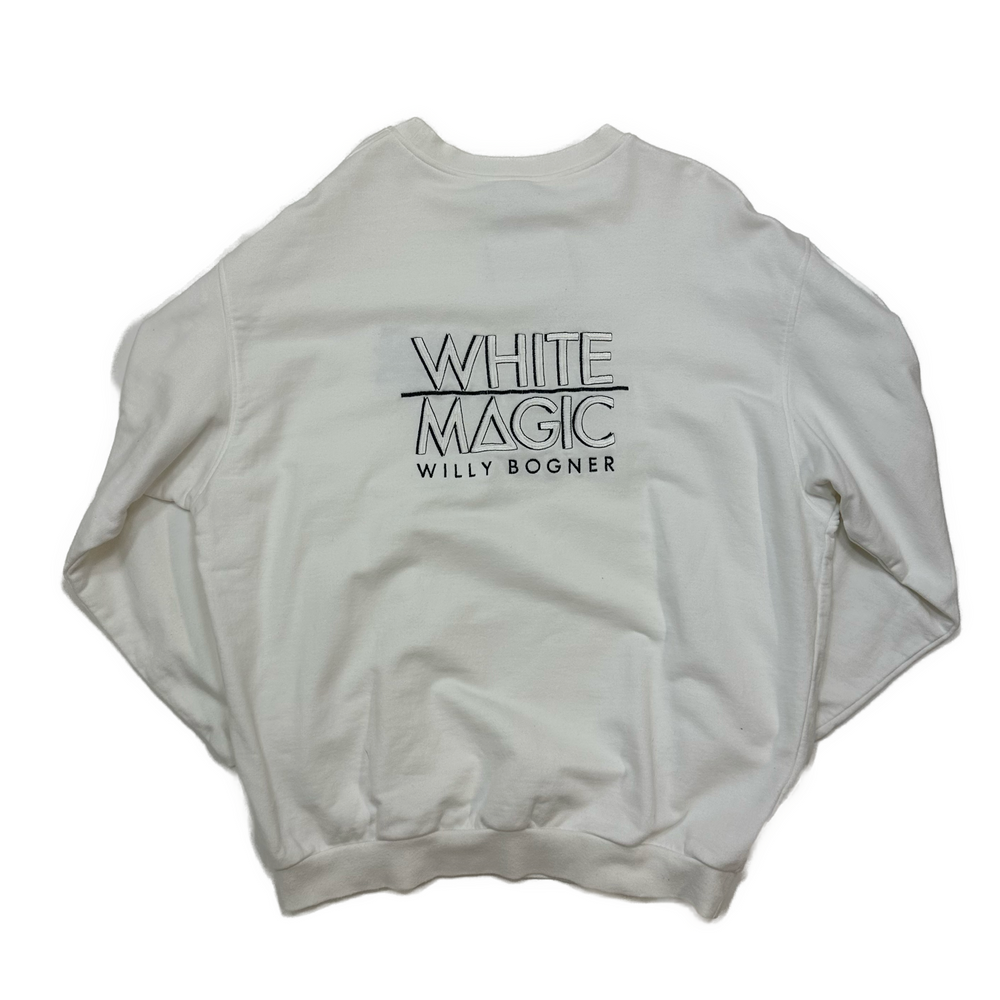 Rare 90s Crewneck Sweatshirt - White Magic Willy Bogner - West Block Vintage