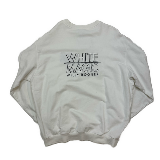 Rare 90s Crewneck Sweatshirt - White Magic Willy Bogner - West Block Vintage