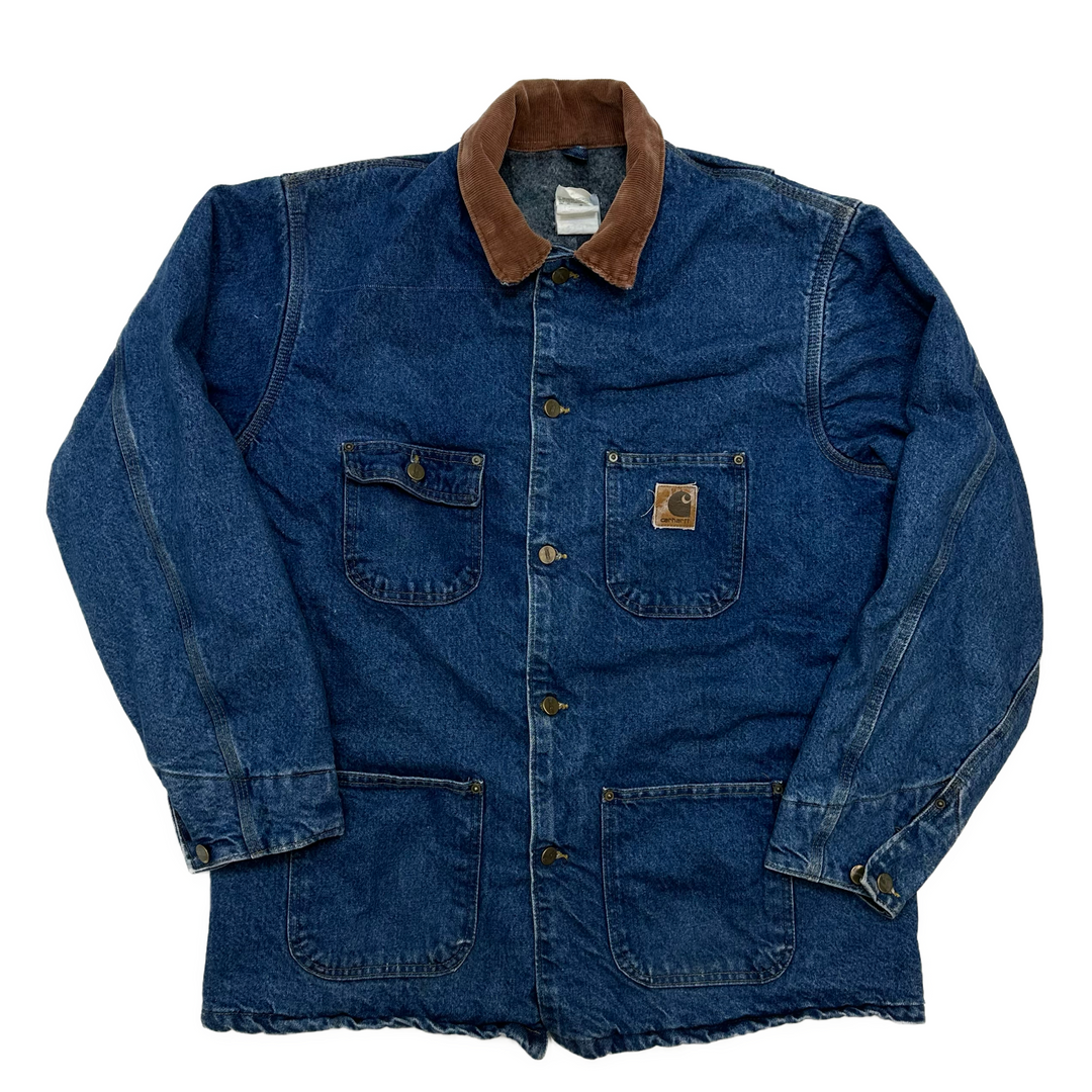 90s Carhartt Denim Chore Jacket - West Block Vintage