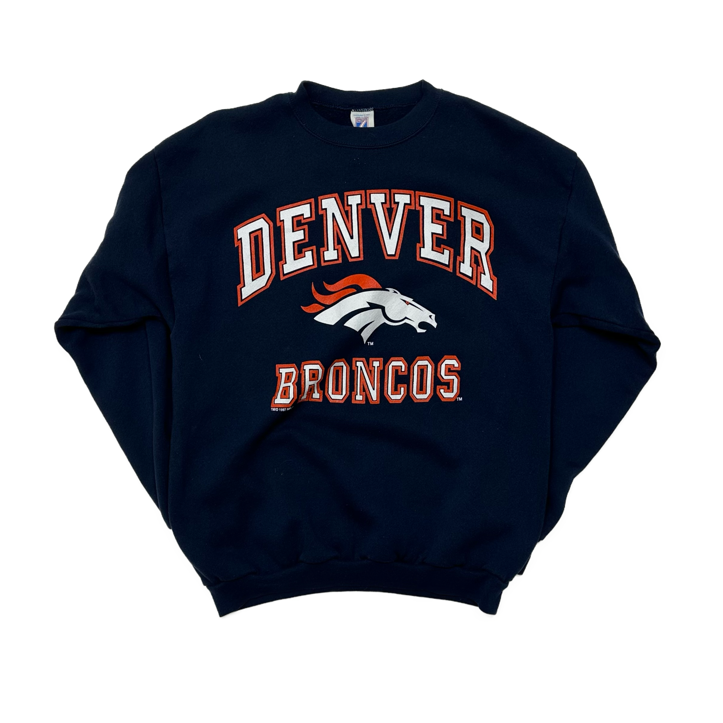 90s Denver Broncos Crewneck Sweatshirt - West Block Vintage