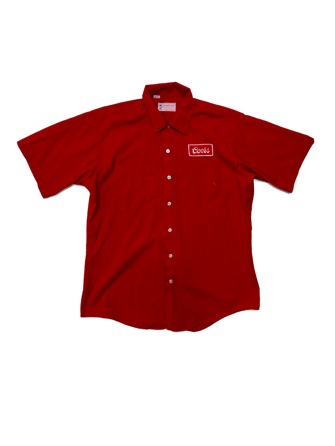 80s Coors Patch Beer Button Up Shirt - West Block Vintage