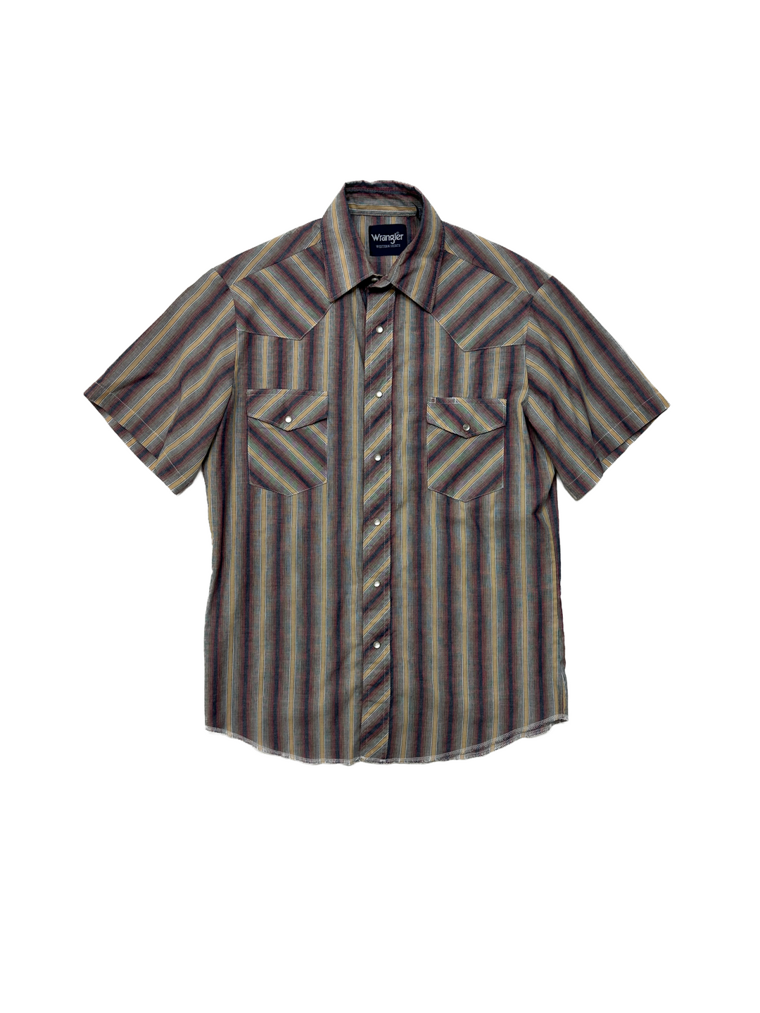 90s Wrangler Pearl Snap Button Up - West Block Vintage