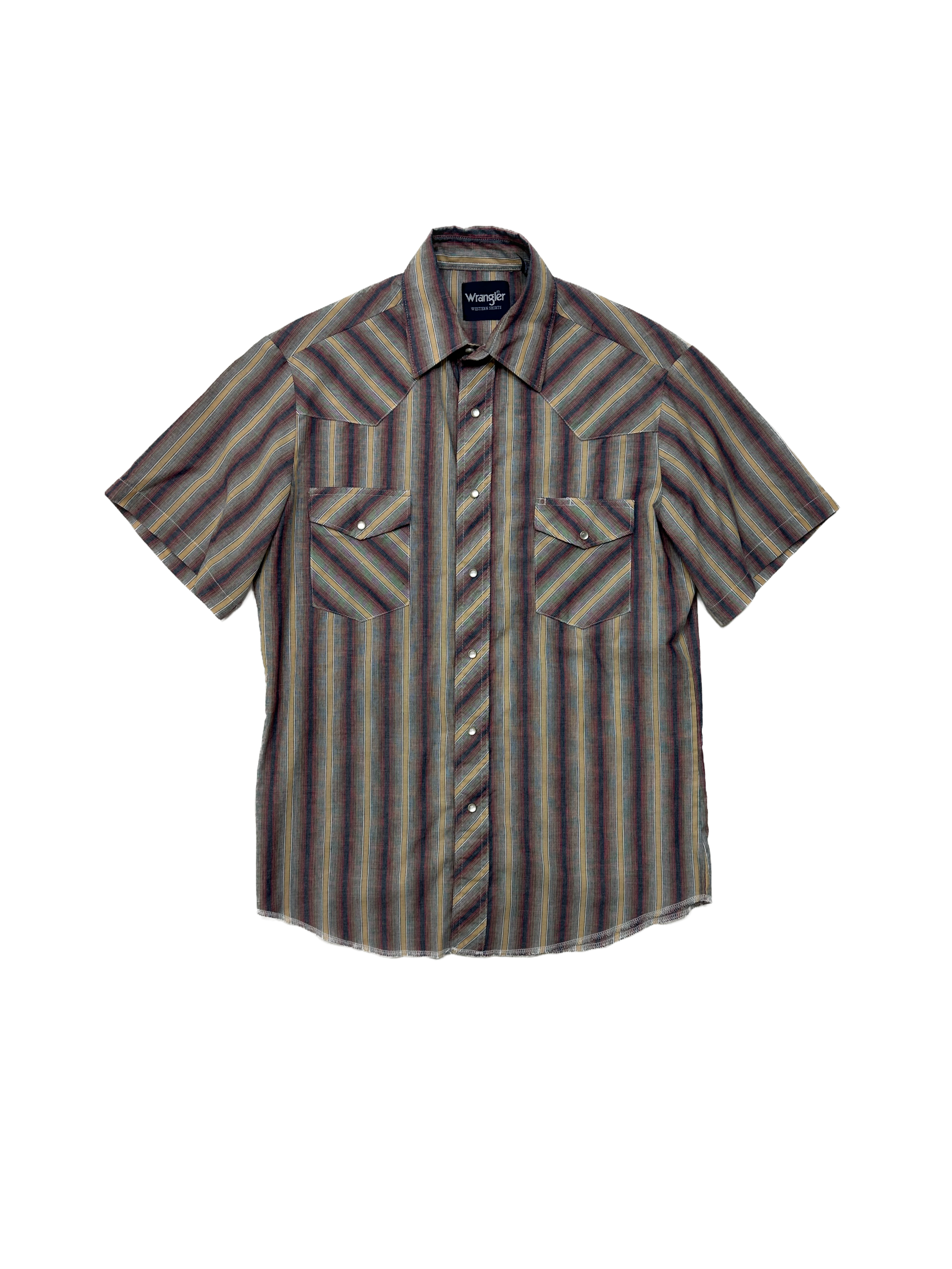 90s Wrangler Pearl Snap Button Up - West Block Vintage