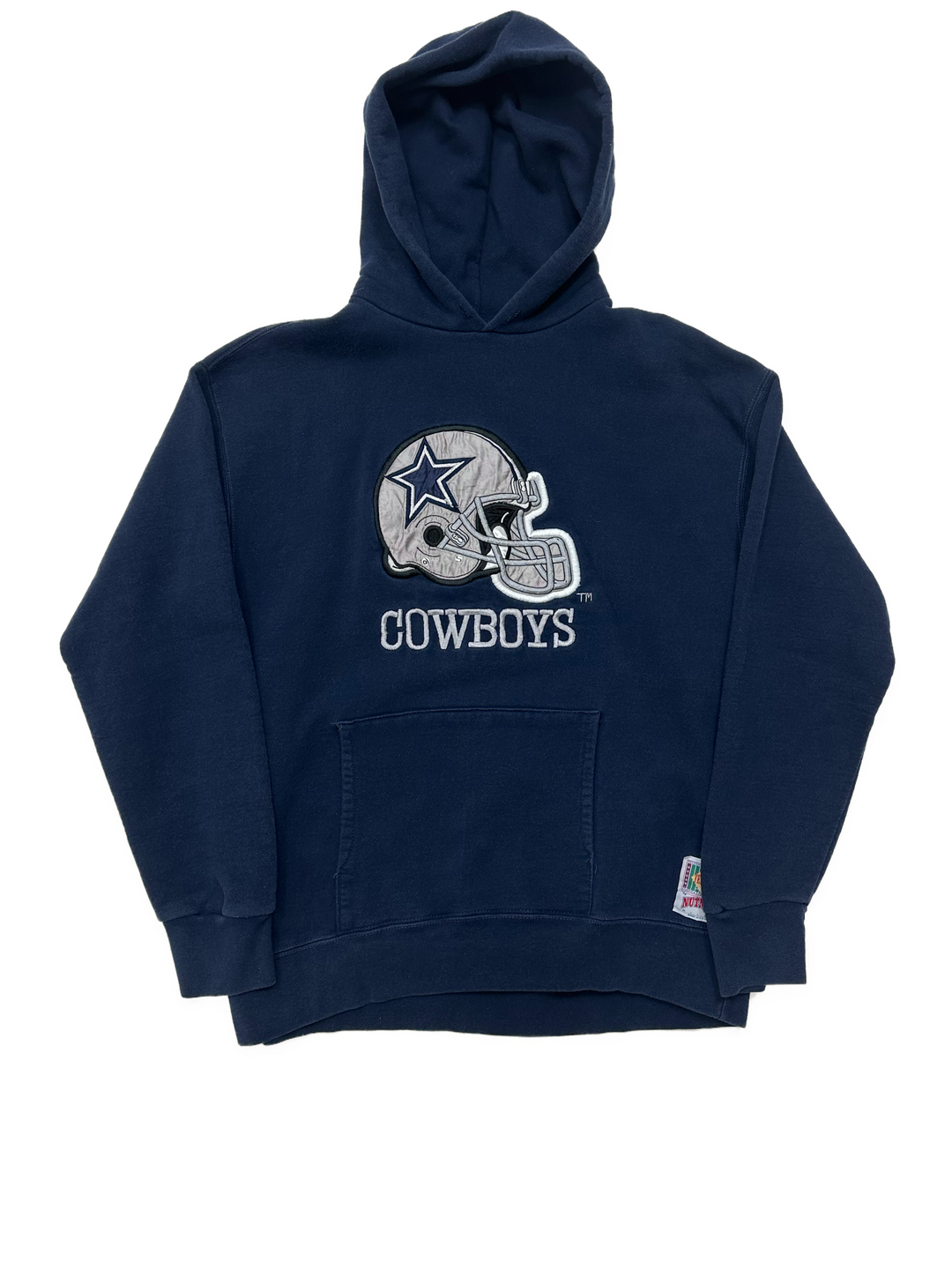 90's Dallas Cowboys Hoodie Sweatshirt - Nutmeg - West Block Vintage