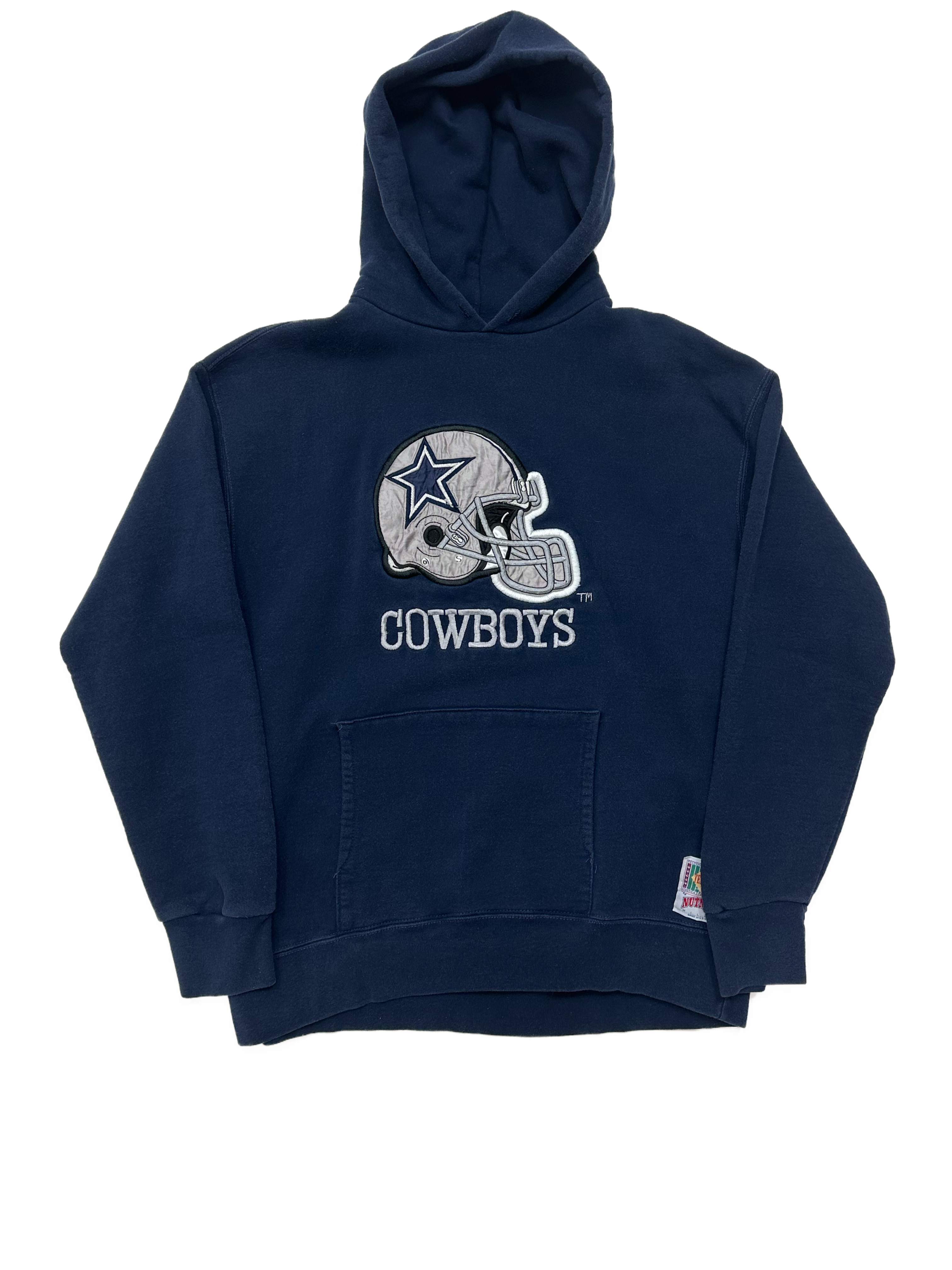 90's Dallas Cowboys Hoodie Sweatshirt - Nutmeg - West Block Vintage