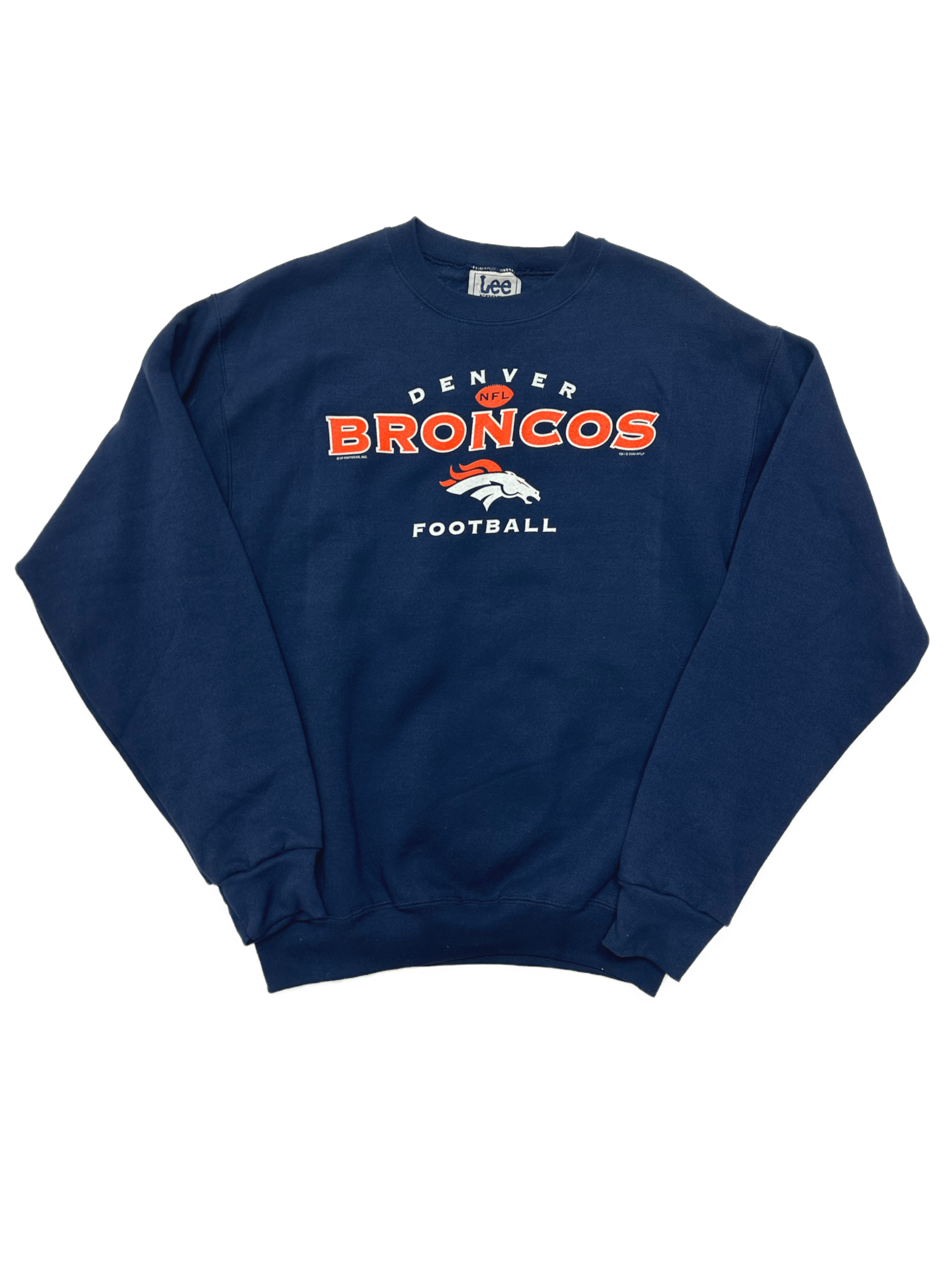 Vintage 90s Denver Broncos Crewneck Sweatshirt - Lee - West Block Vintage