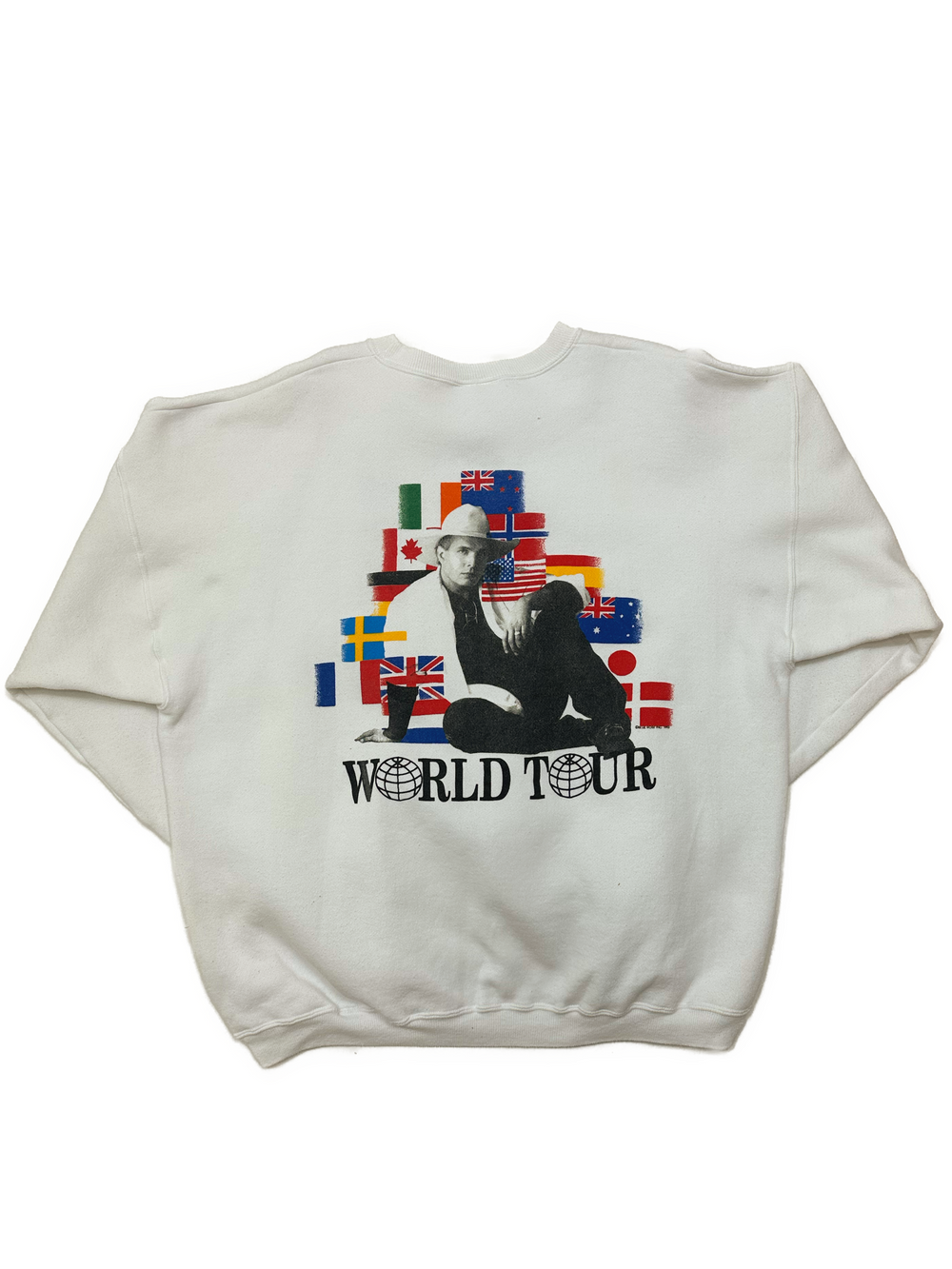 Vintage Garth Brooks World Tour Crewneck - West Block Vintage