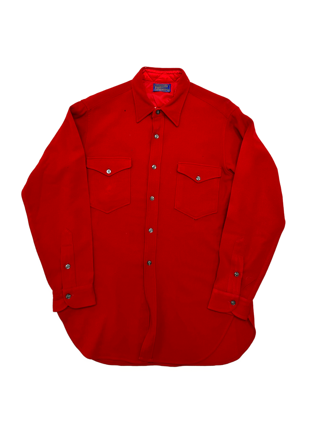 80s Pendleton Wool Button up Shirt - West Block Vintage