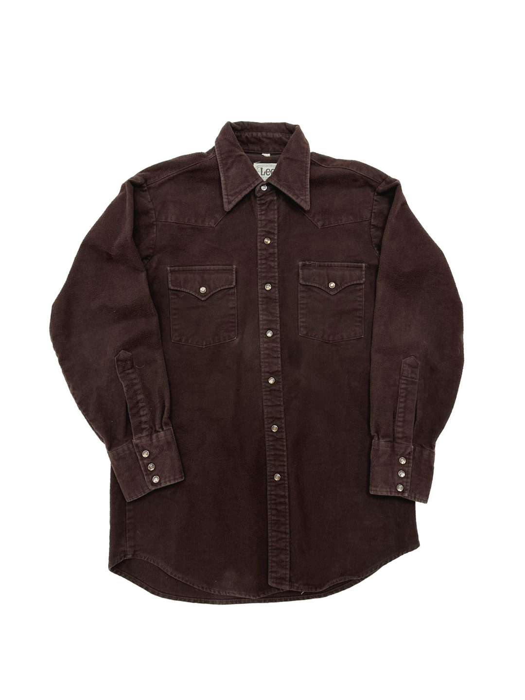 80s Lee Pearl Snap Button Up Shirt - West Block Vintage