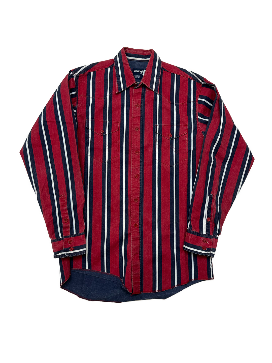 VTG Wrangler Brushpopper Striped Red/Blue - West Block Vintage
