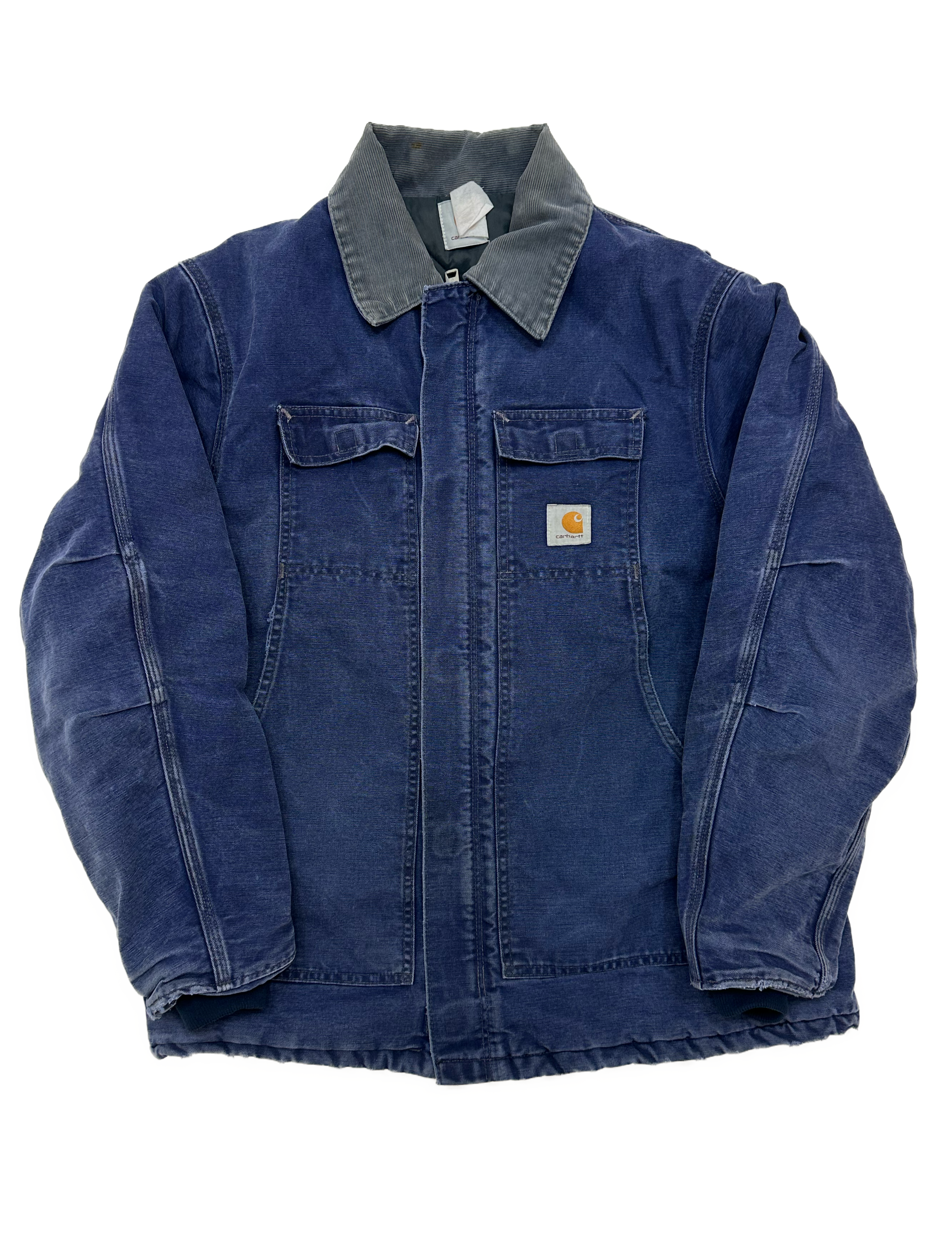 90s Carhartt Union Blue Jacket - West Block Vintage