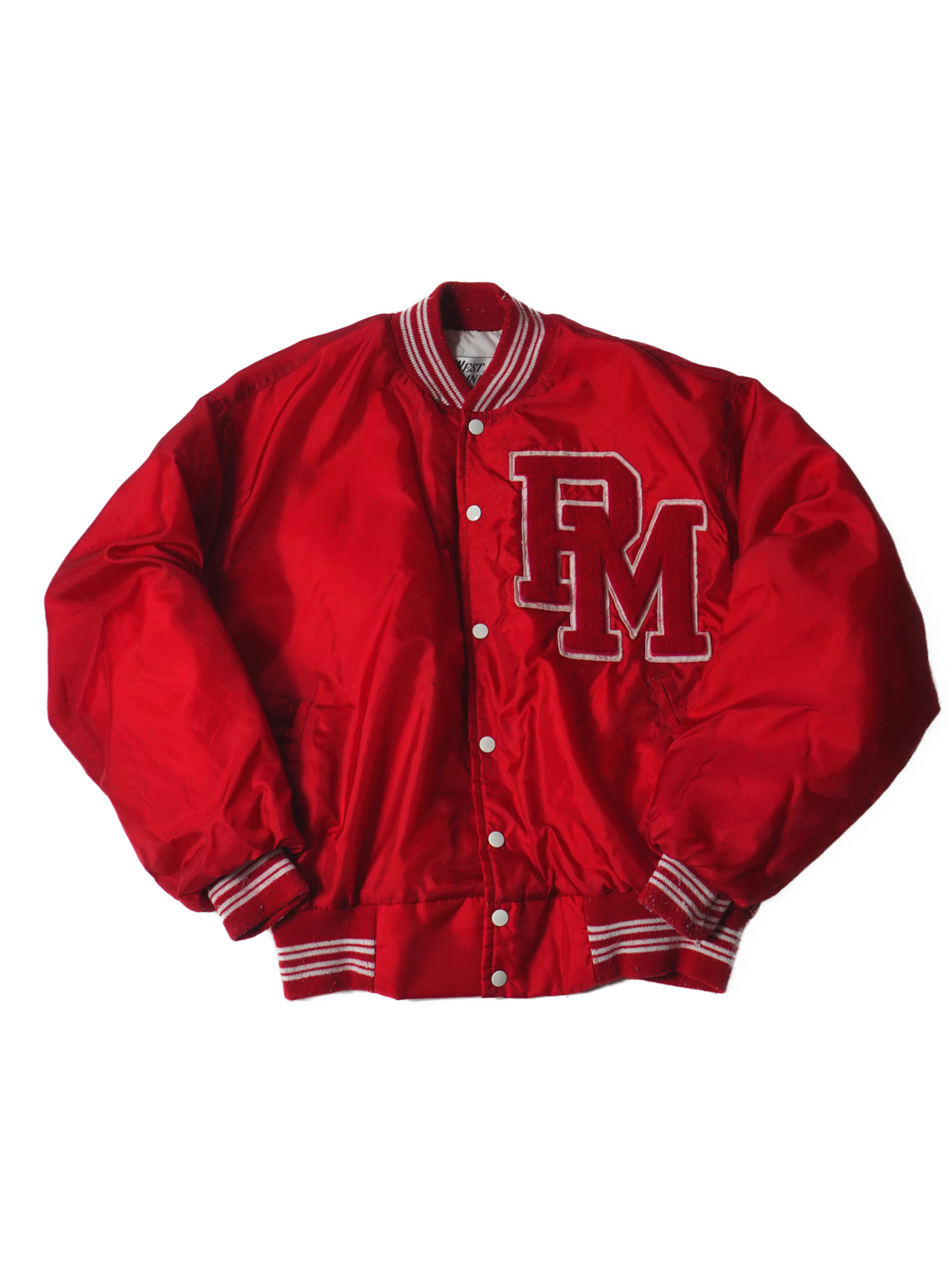 80s Fashion Satin Jacket Rm - West Block Vintage