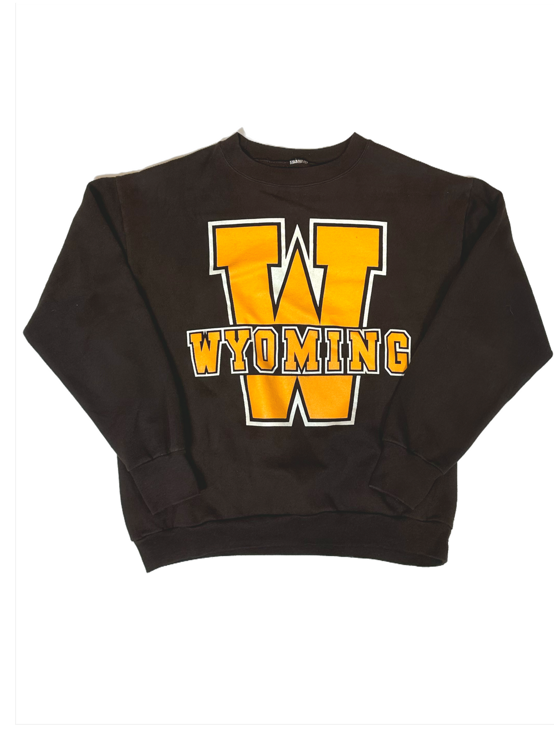 80s Wyoming Cowboys Crewneck Sweatshirt - West Block Vintage