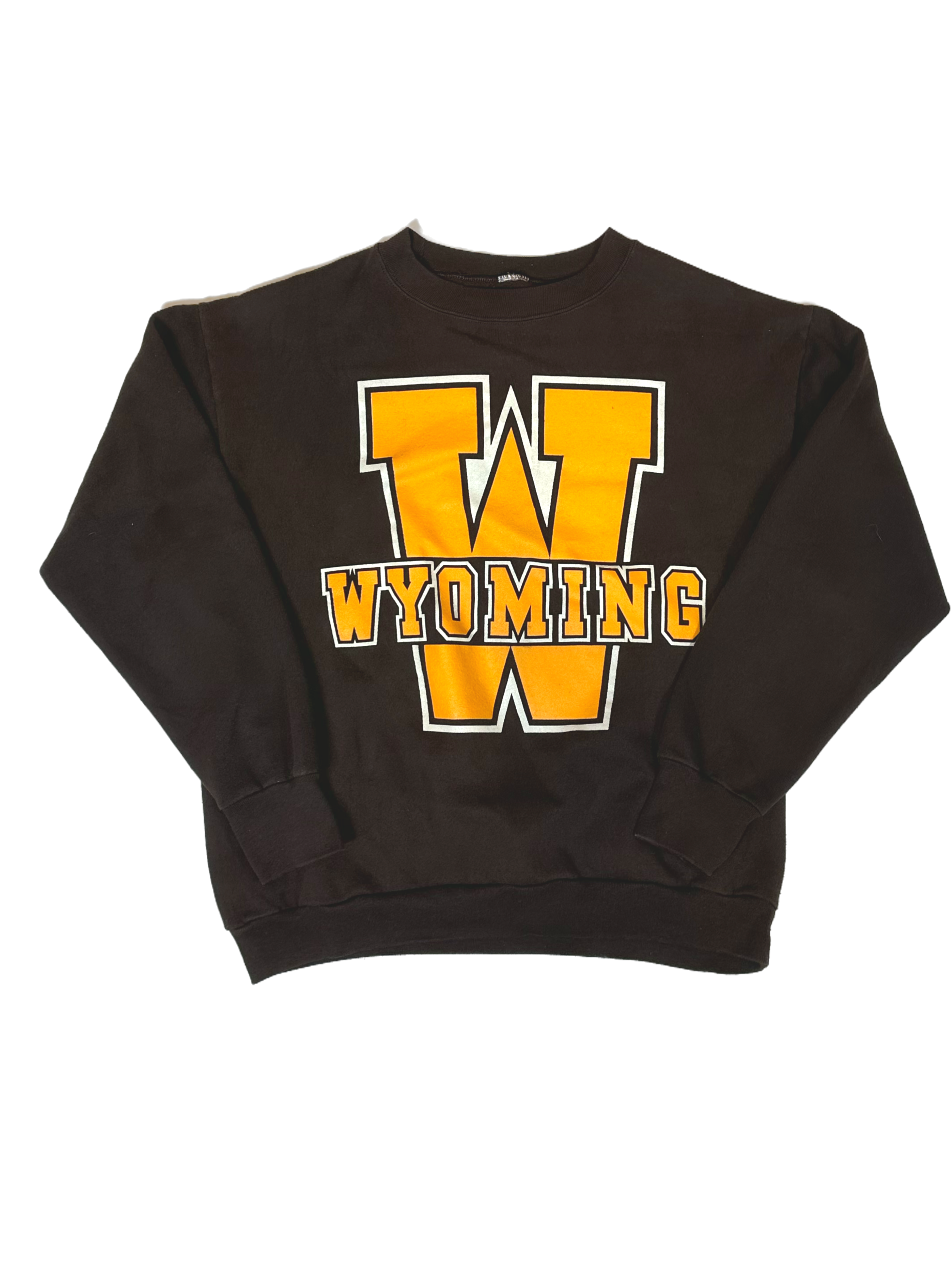 80s Wyoming Cowboys Crewneck Sweatshirt - West Block Vintage