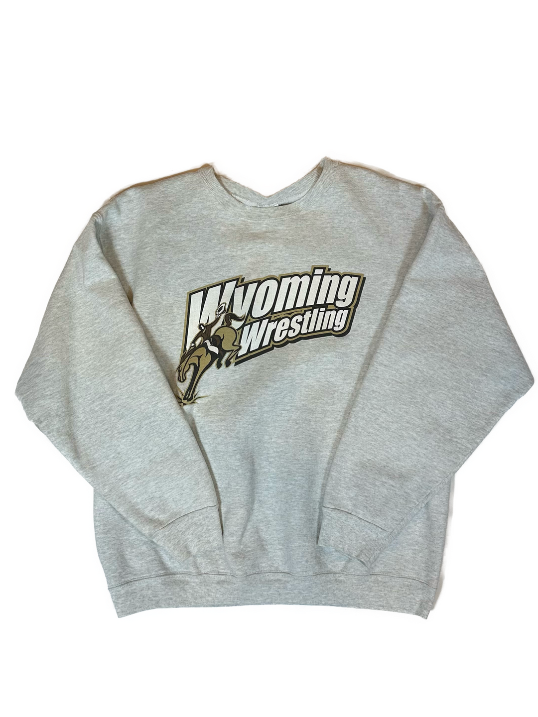 90s Wyoming Wrestling Crewneck Sweatshirt - West Block Vintage