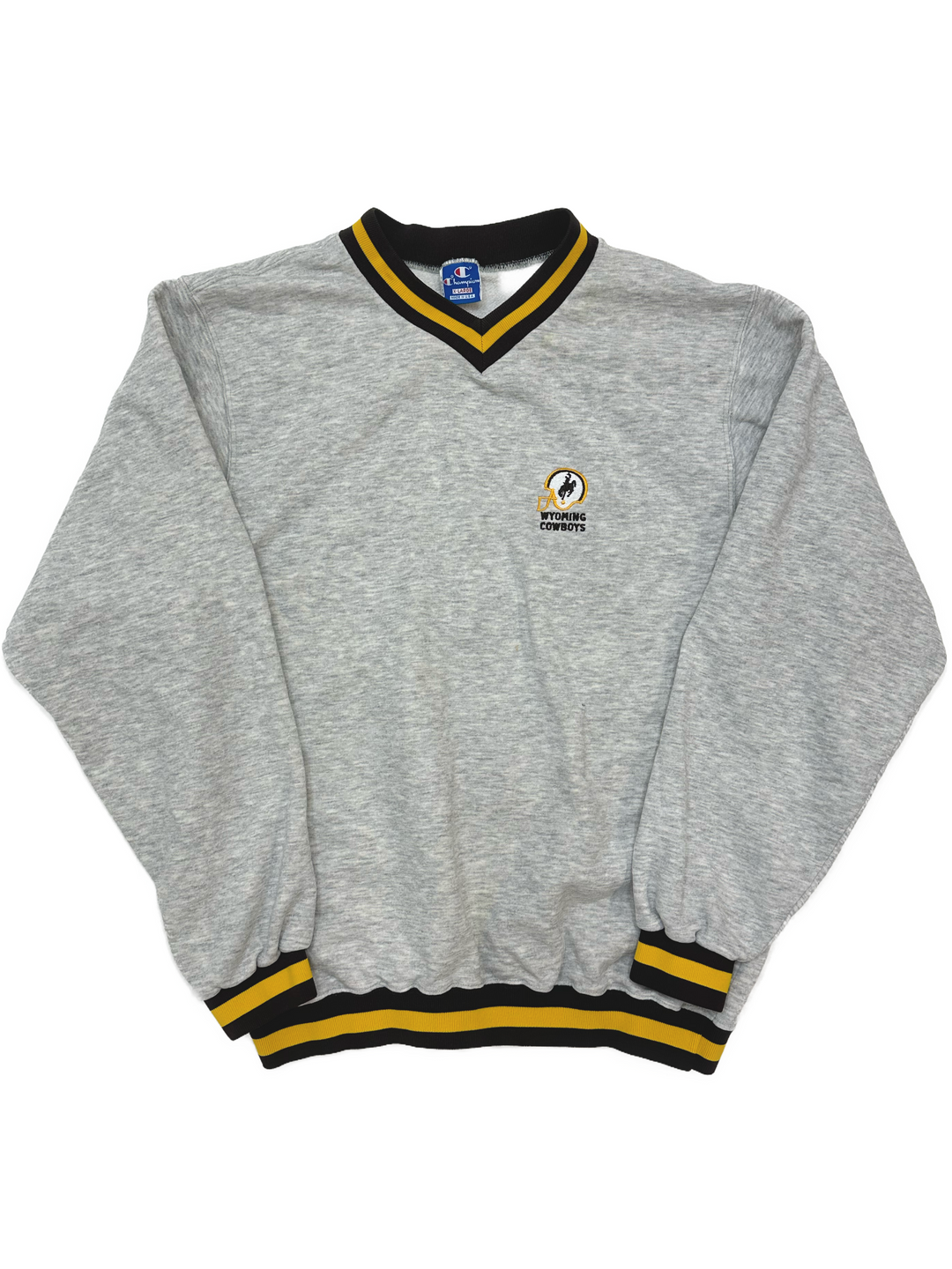 90s Champion Wyoming Cowboys Crewneck Sweatshirt - West Block Vintage