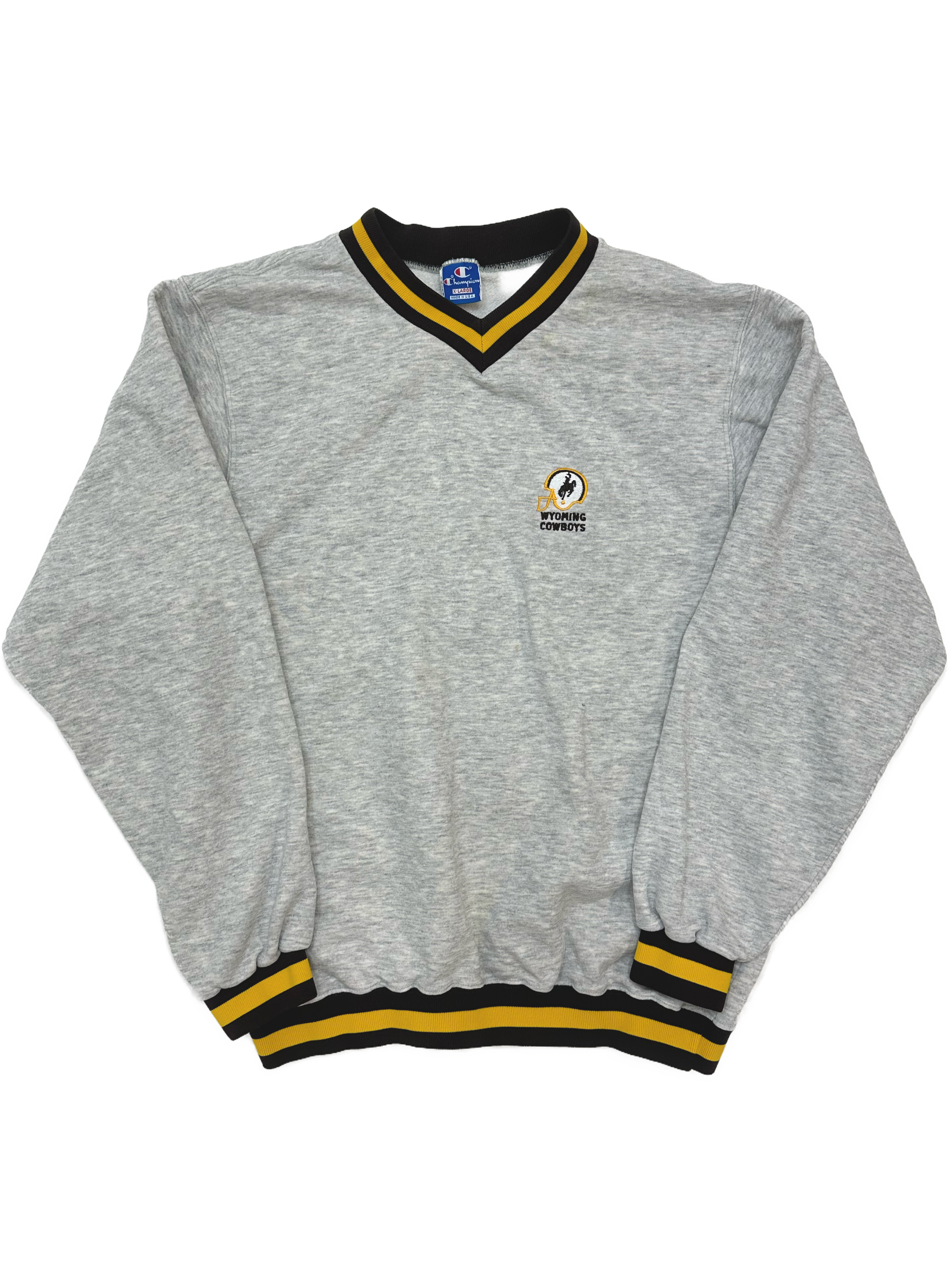 90s Champion Wyoming Cowboys Crewneck Sweatshirt - West Block Vintage