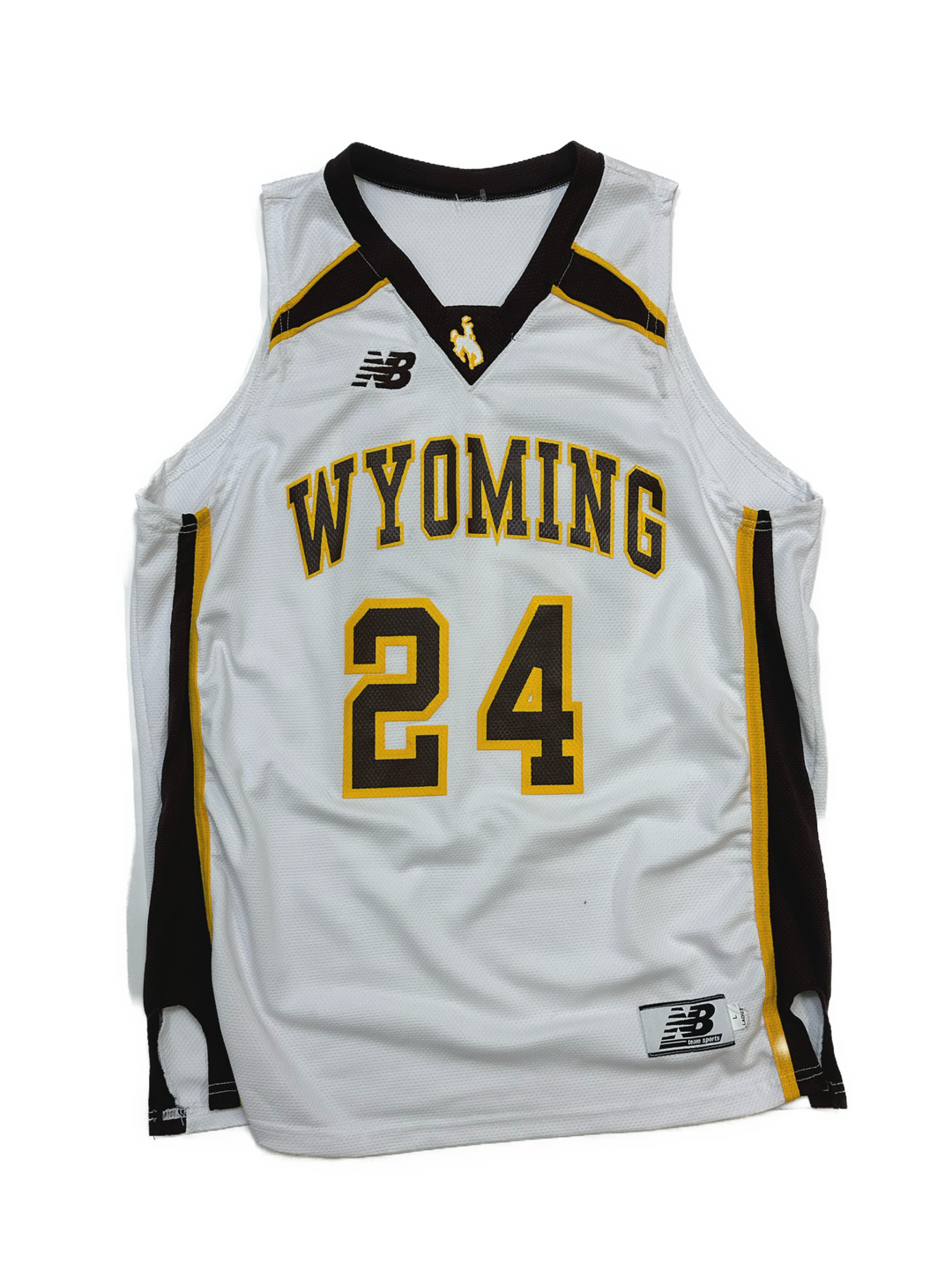 00s New Balance Wyoming Cowgirls Jersey #24 - West Block Vintage