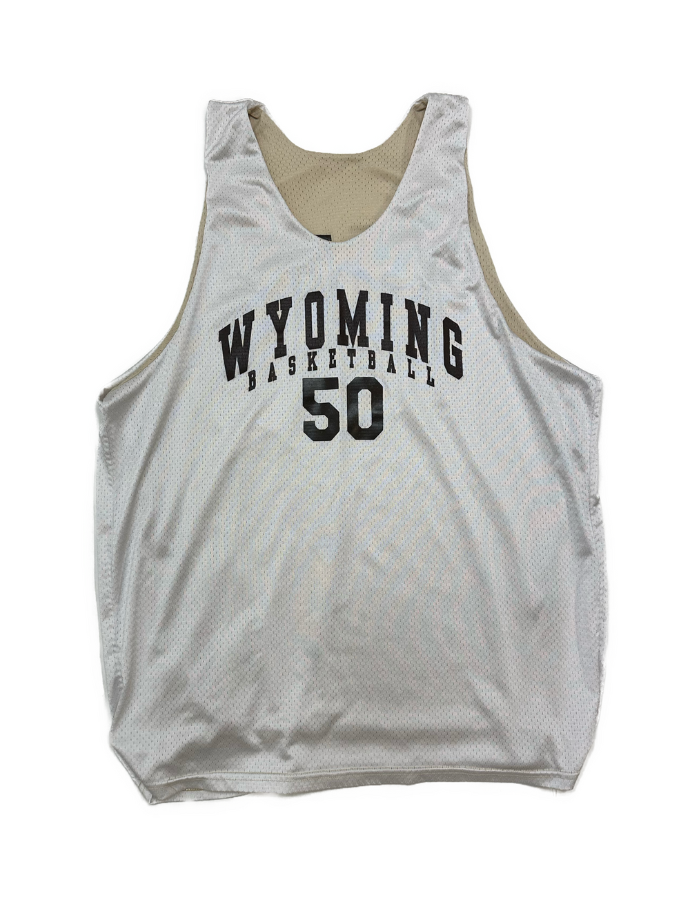 00s Wyoming Cowboys  Reversible Practice Jersey #50 - West Block Vintage