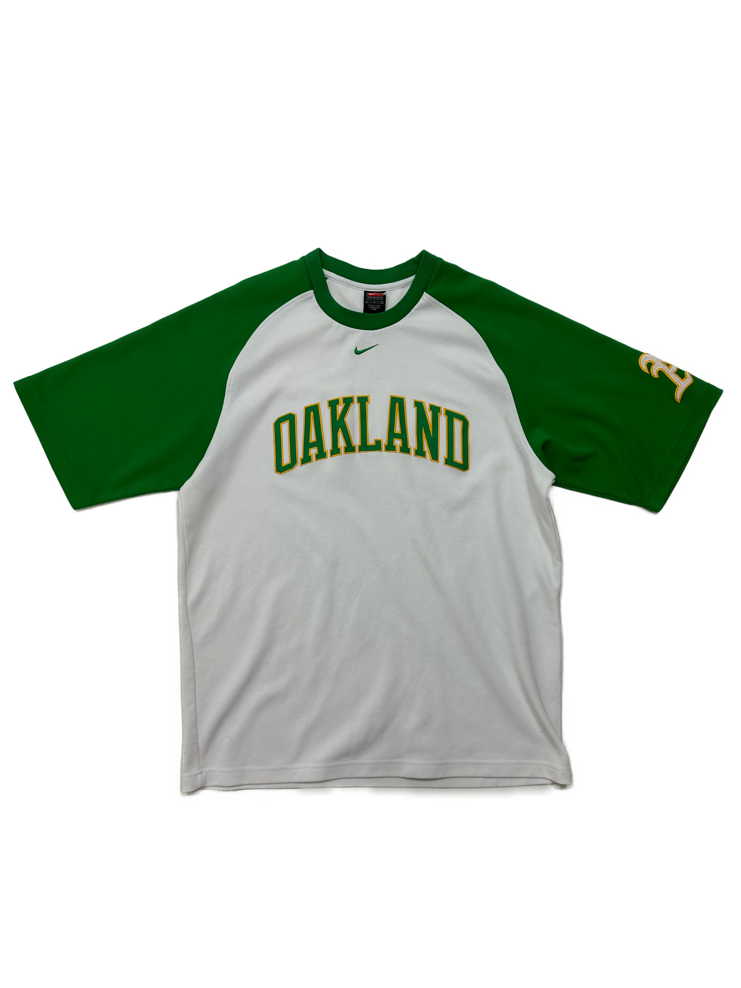 00s Nike Oakland A's Center Check Jersey - West Block Vintage