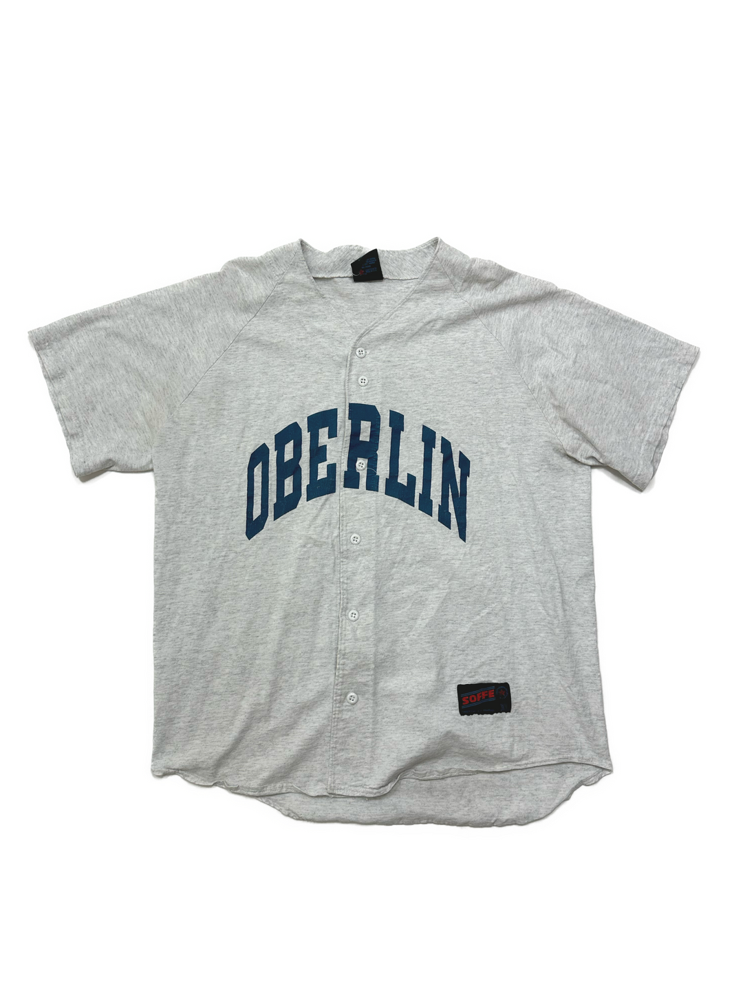 80s Cotton Jersey Oberlin College - West Block Vintage