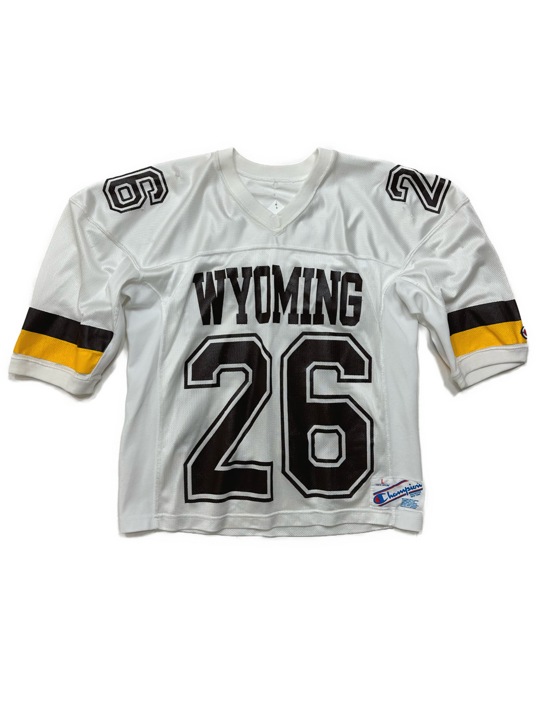80s Wyoming Cowboys Champion Game Jersey #26 - West Block Vintage