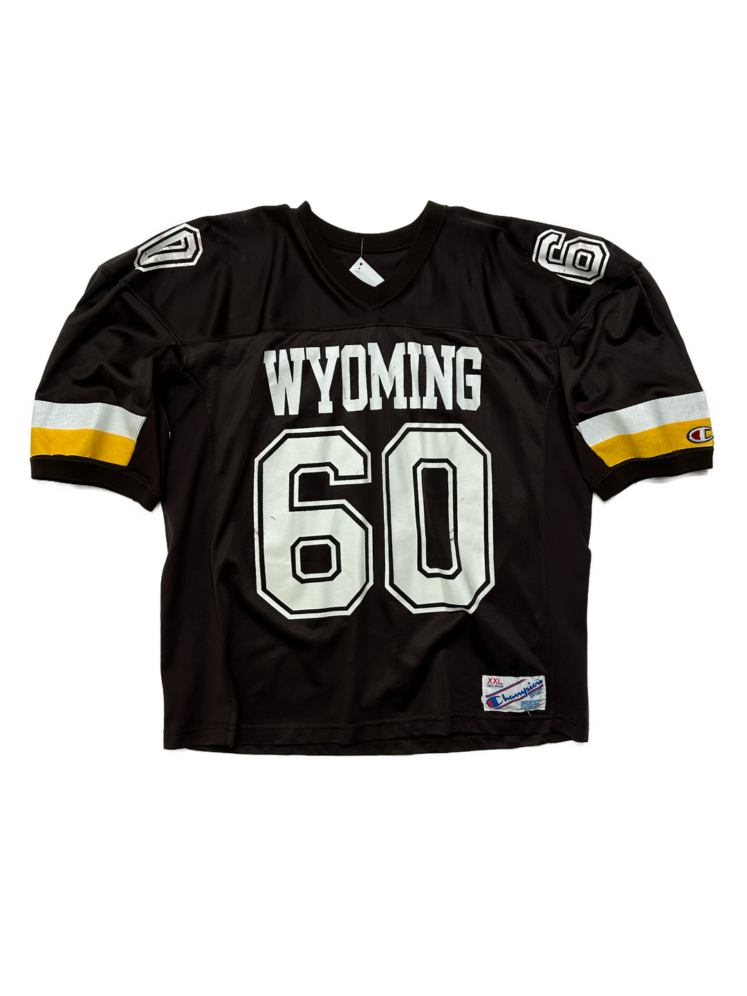 80s Wyoming Cowboys Champion Practice Jersey #60 - West Block Vintage