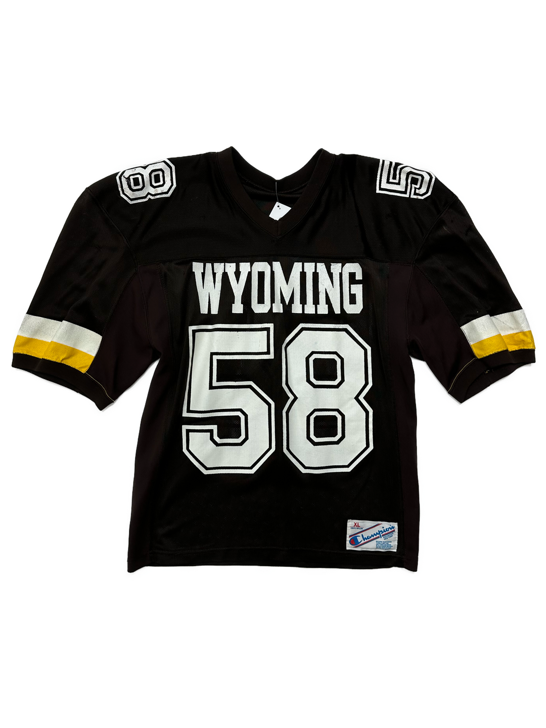 80s Wyoming Cowboys Champion Practice Jersey #58 - West Block Vintage