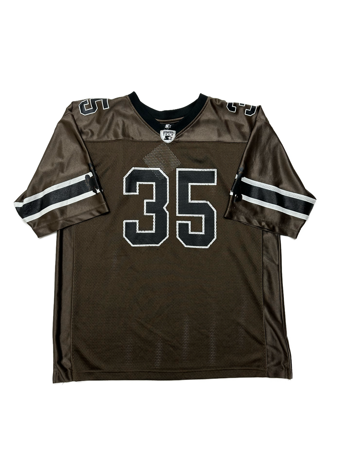00s Starter Wyoming Cowboys Football Jersey #35 - West Block Vintage