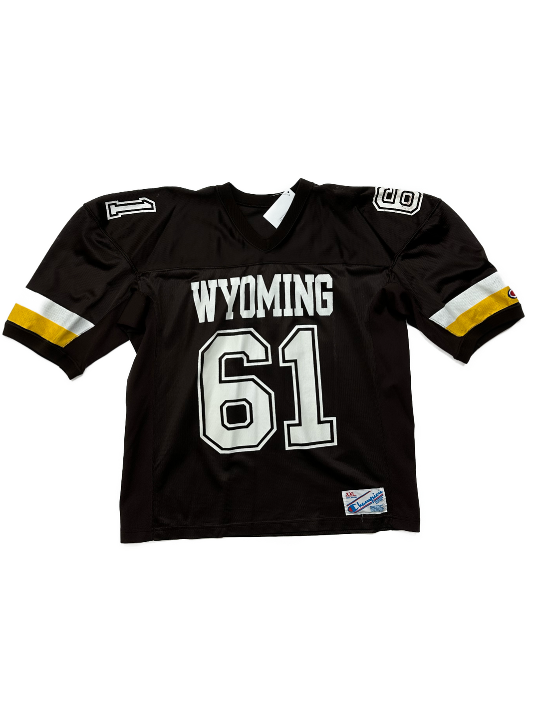 80s Wyoming Cowboys Champion Practice Jersey #61 - West Block Vintage