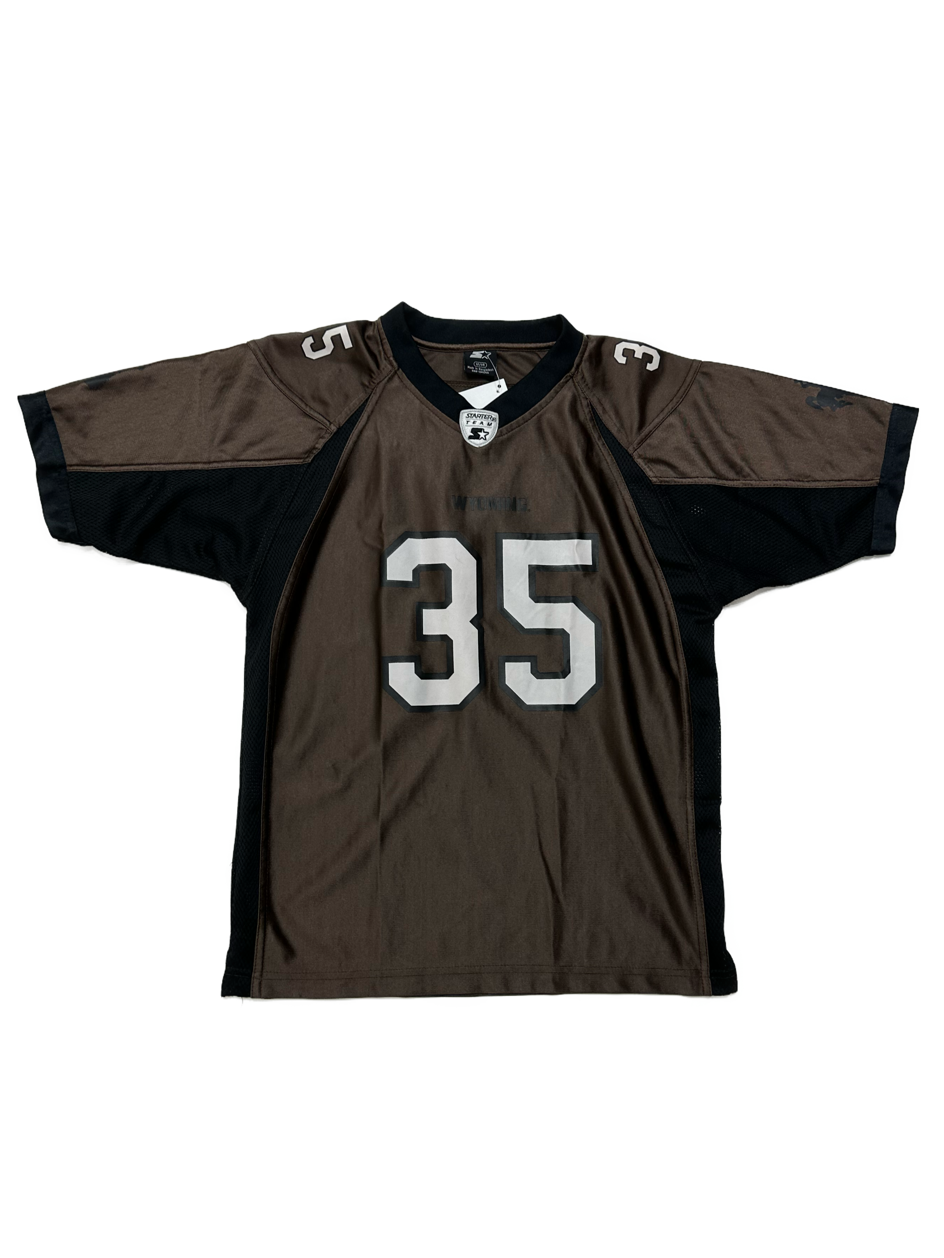 00s Starter Wyoming Cowboys Football Jersey #35 - West Block Vintage