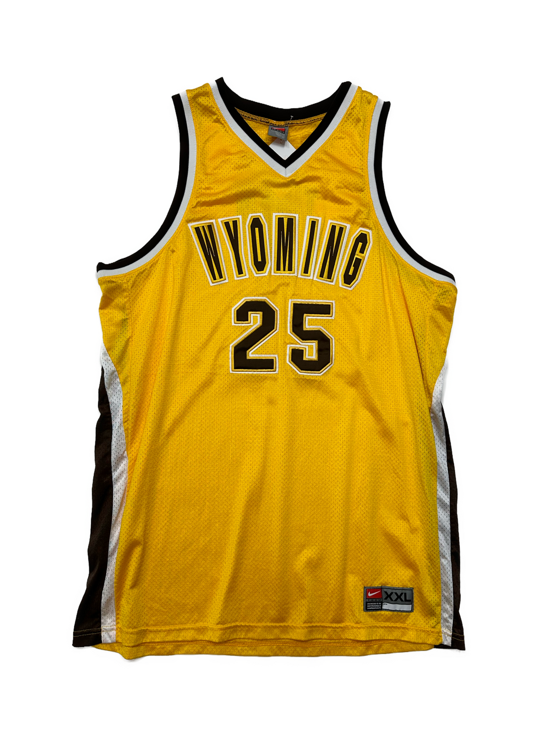 00s Nike Wyoming Cowboys Baksetball Jersey #25 Thiam - West Block Vintage