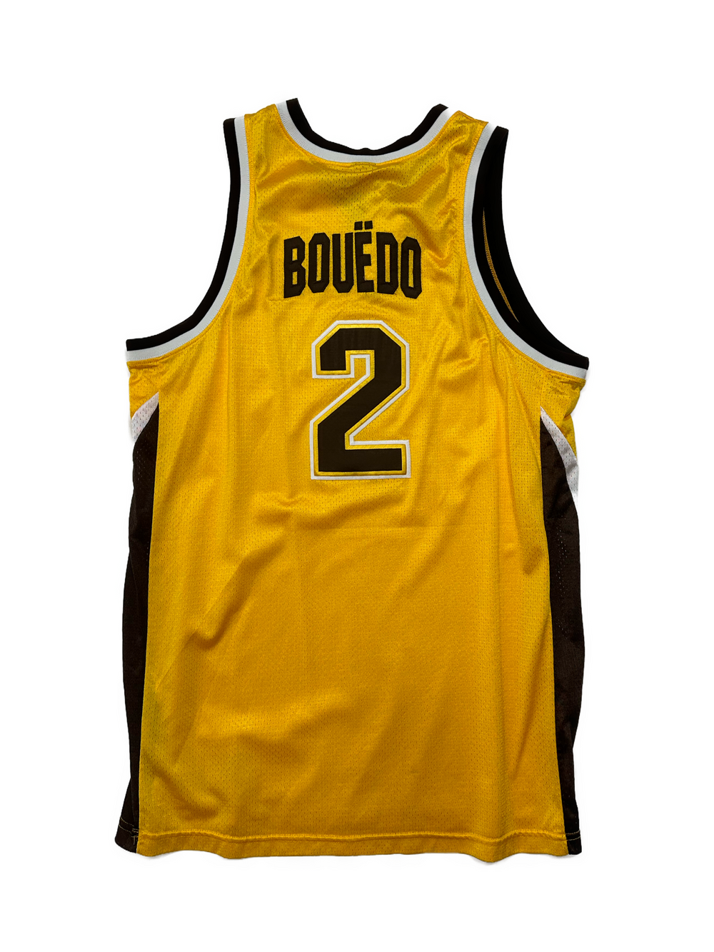 00s Nike Wyoming Cowboys Baksetball Jersey #2 Bouedo - West Block Vintage