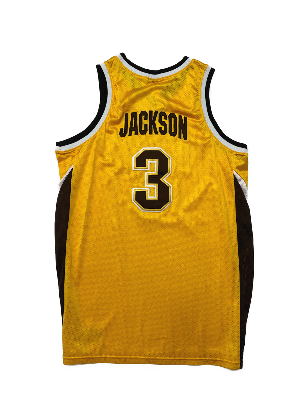 00s Nike Wyoming Cowboys Baksetball Jersey #3 Jackson - West Block Vintage