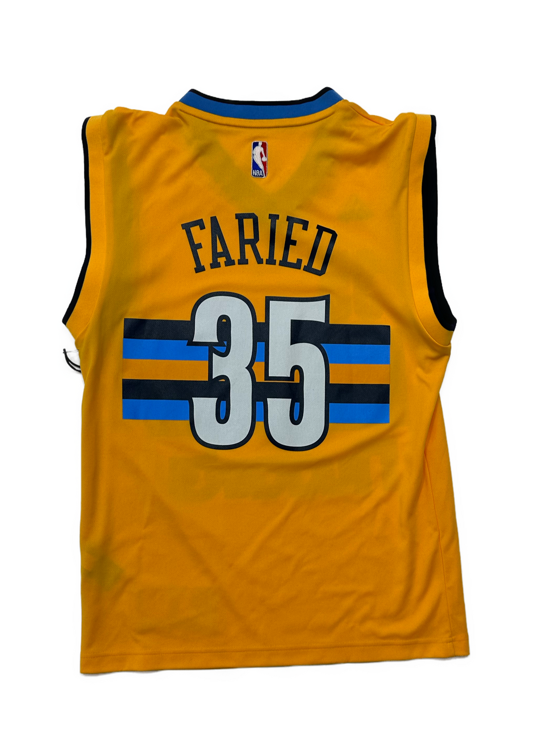 00s Adidas Denver Nuggets Faried Basketball Jersey - West Block Vintage