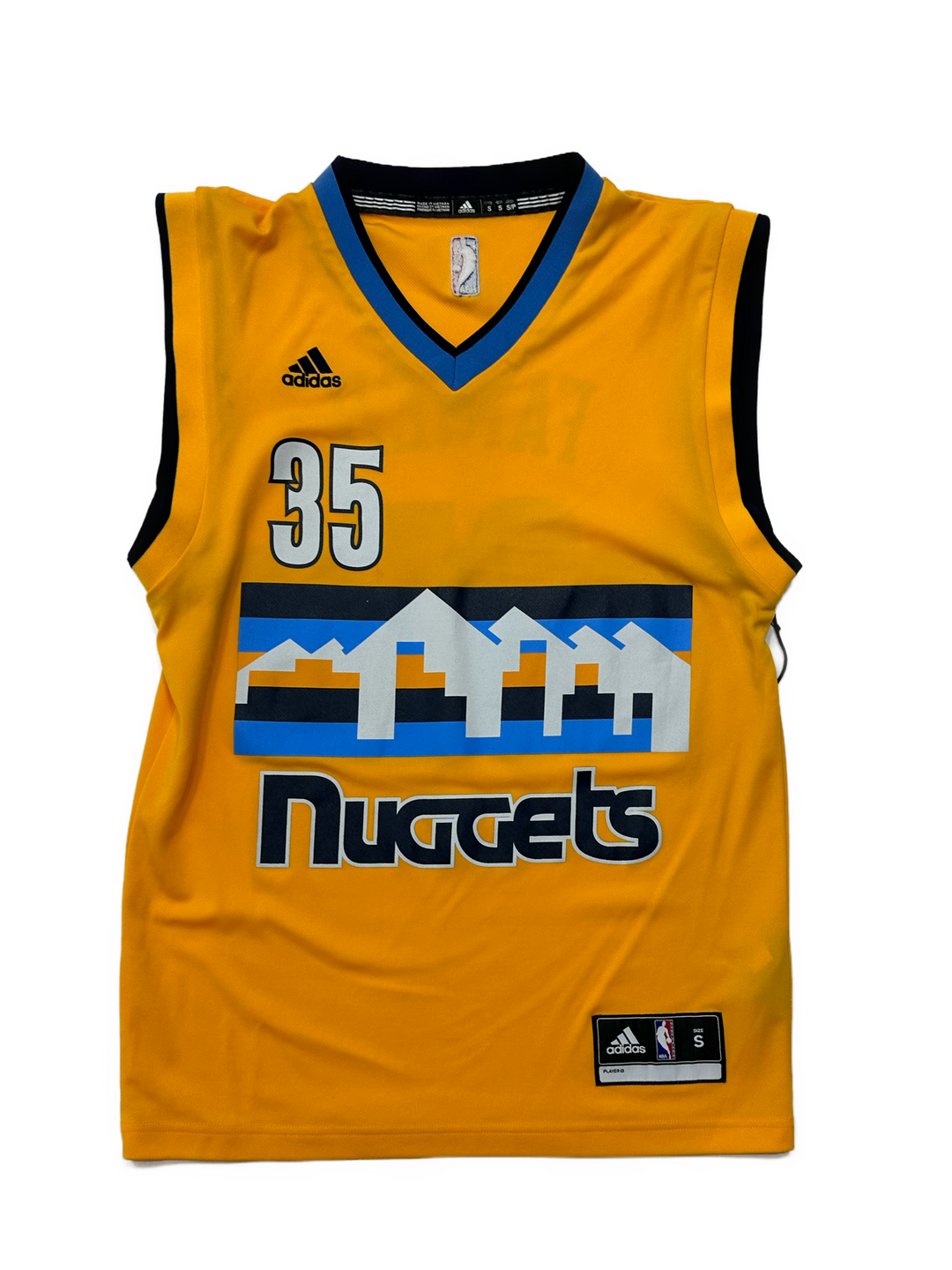 00s Adidas Denver Nuggets Faried Basketball Jersey - West Block Vintage