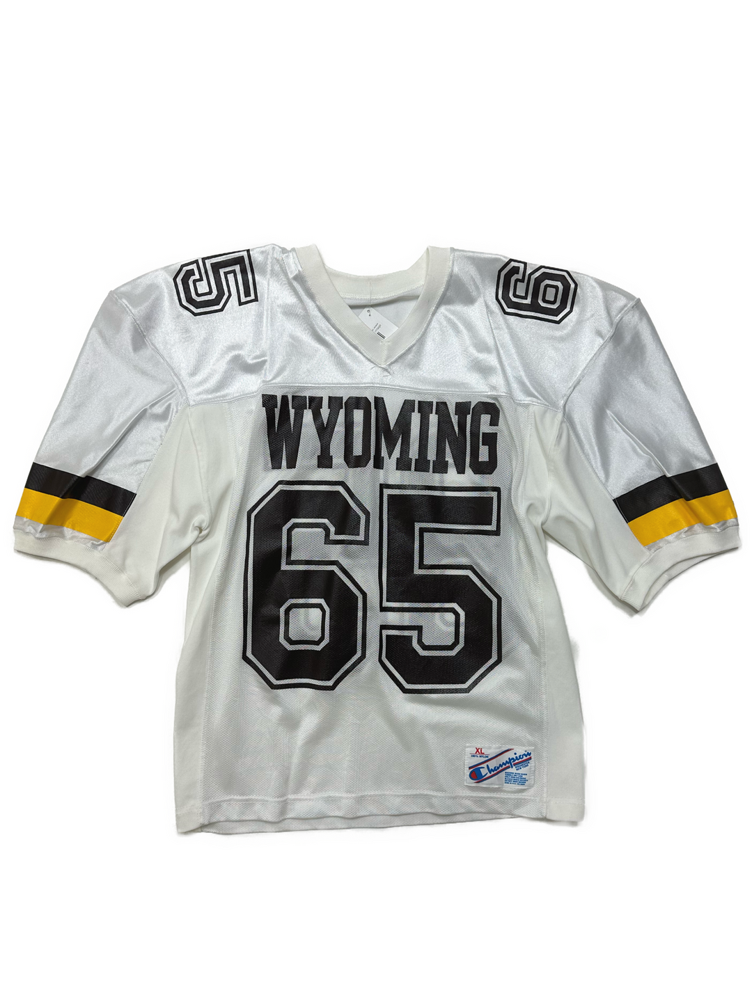 80s Wyoming Cowboys Champion Jersey #65 - West Block Vintage