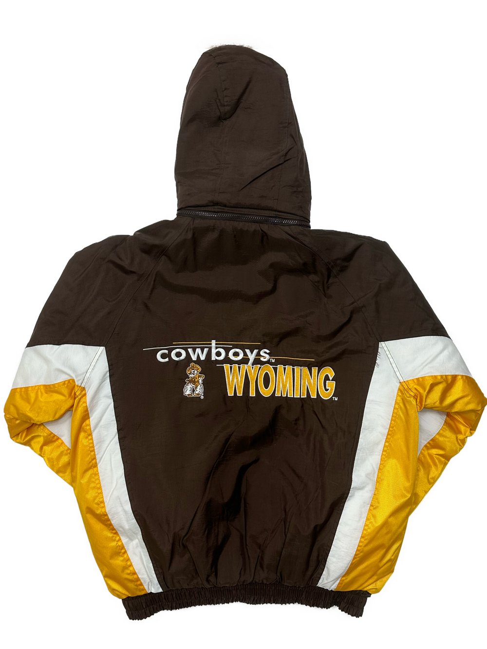 90s Wyoming Cowboys Logo 7 Jacket - West Block Vintage