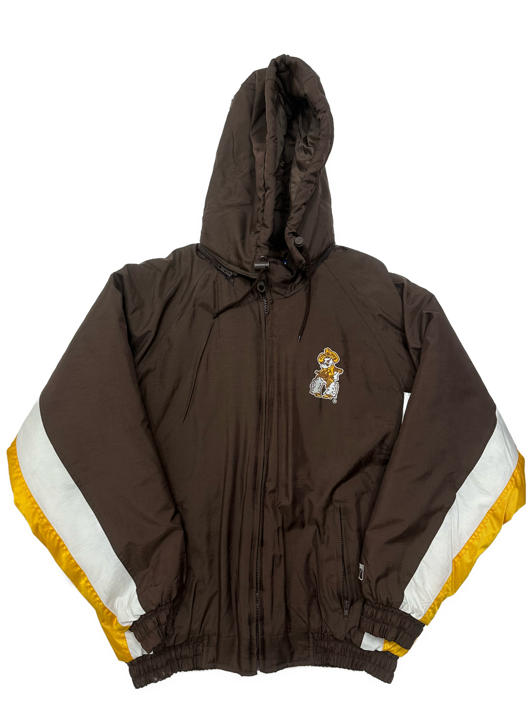 90s Wyoming Cowboys Logo 7 Jacket - West Block Vintage