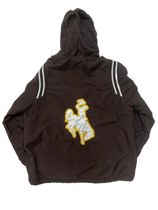Vintage 90s Wyoming Cowboys Football Jacket - West Block Vintage