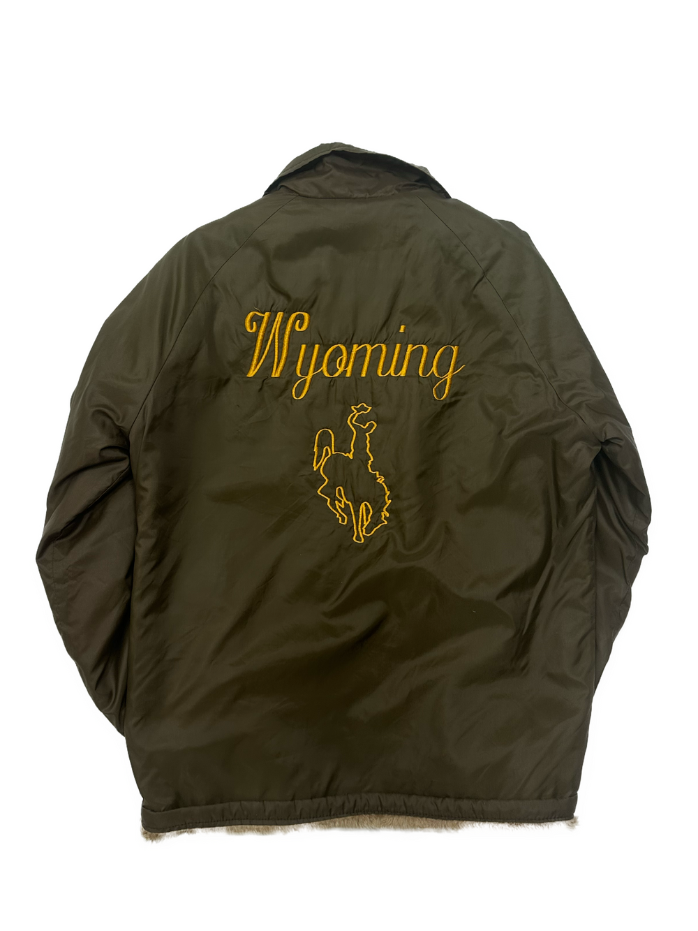 80s Wyoming Cowboys Women's Button up Jacket - West Block Vintage