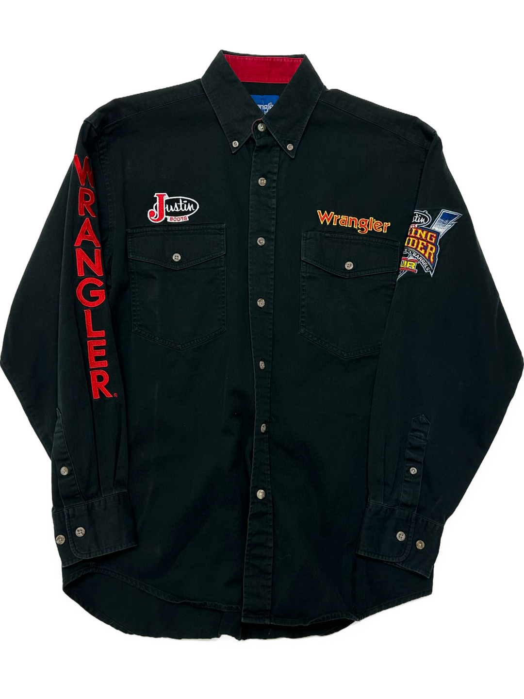 00s Wrangler Denim Rodeo Wear Button Up - West Block Vintage