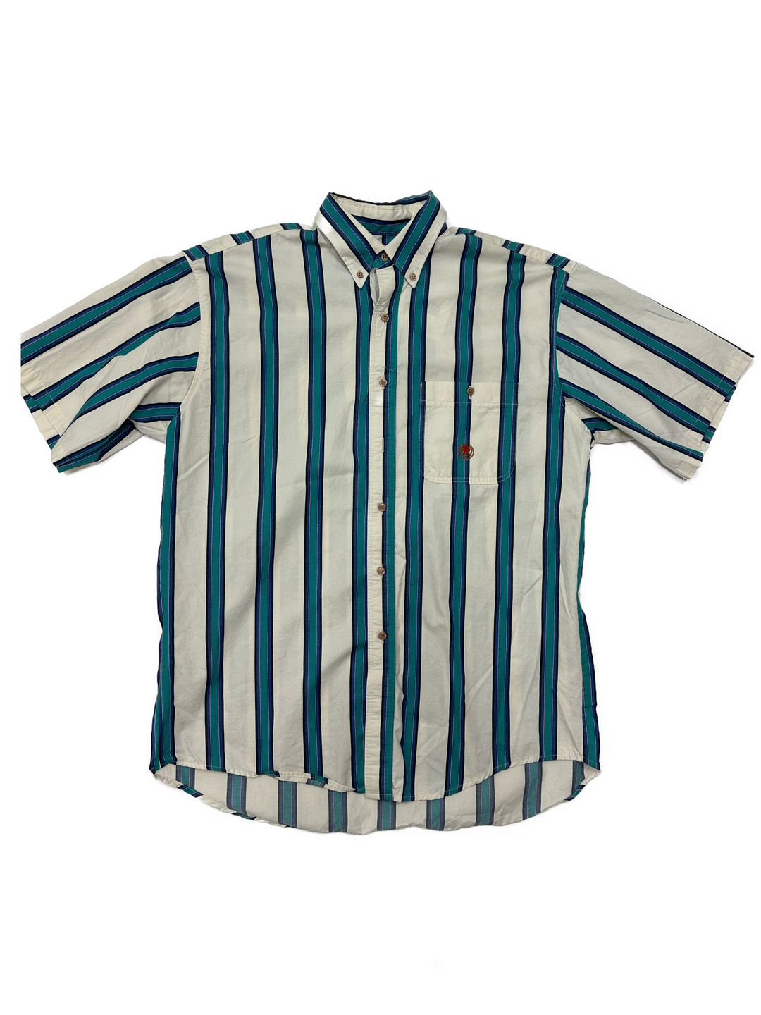 90s Wrangler Twenty Max Striped Button Up - West Block Vintage