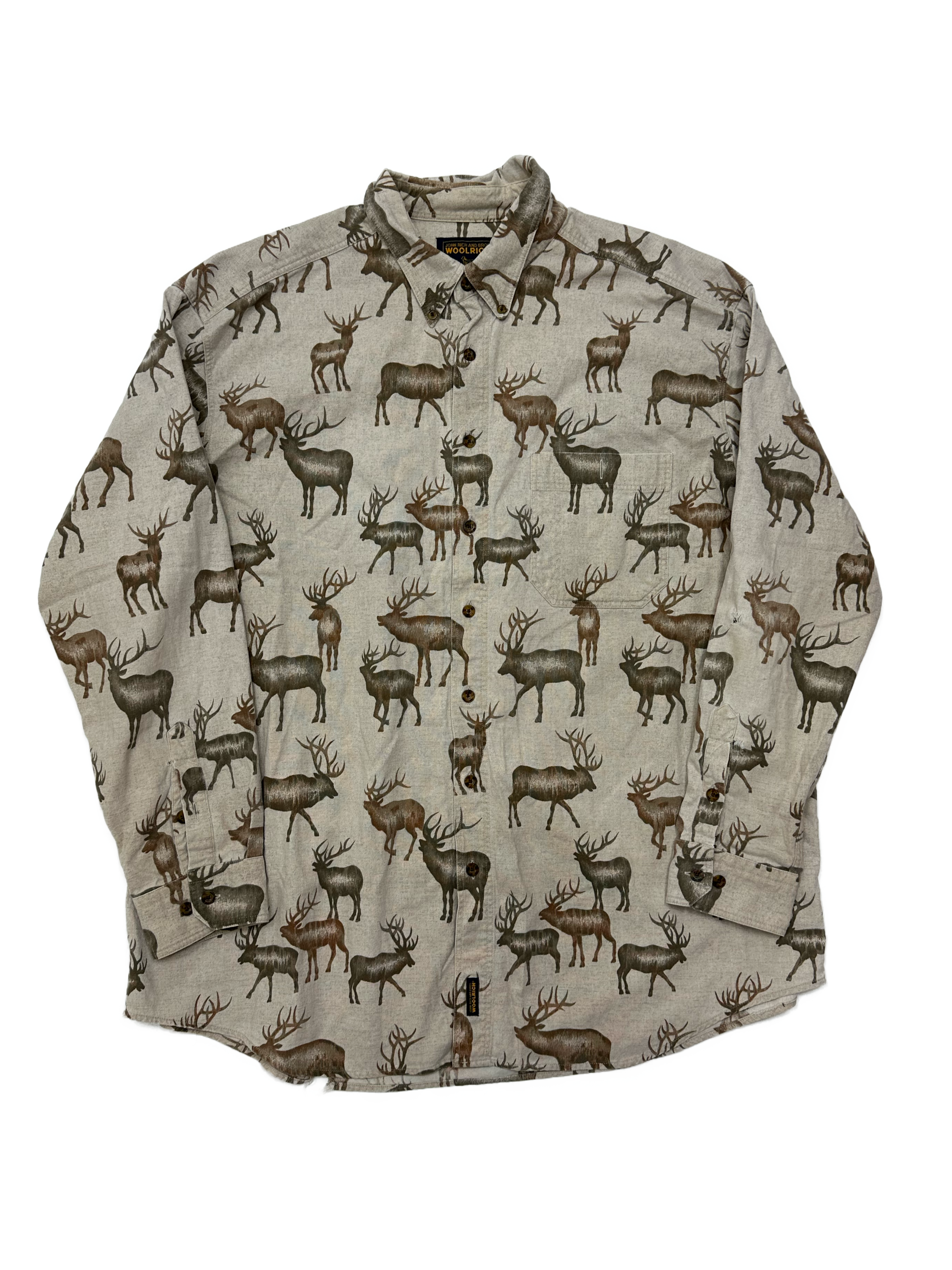 90s Woolrich Wool Elk Button Up - West Block Vintage