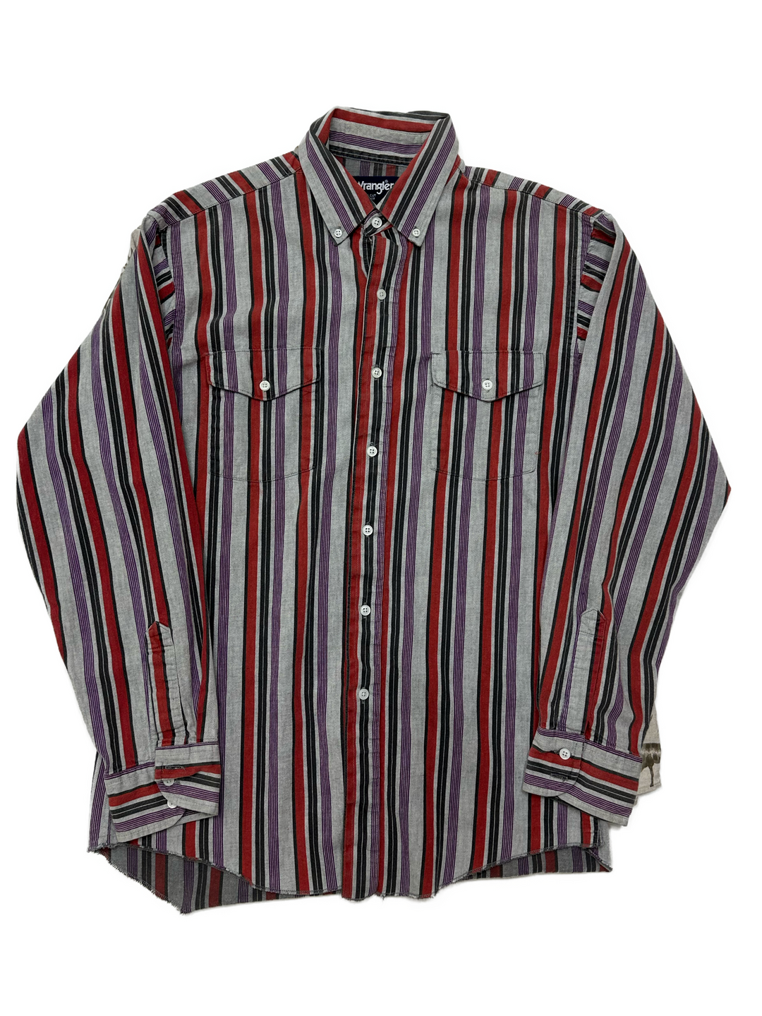 90s Wrangler Striped Button Up - West Block Vintage