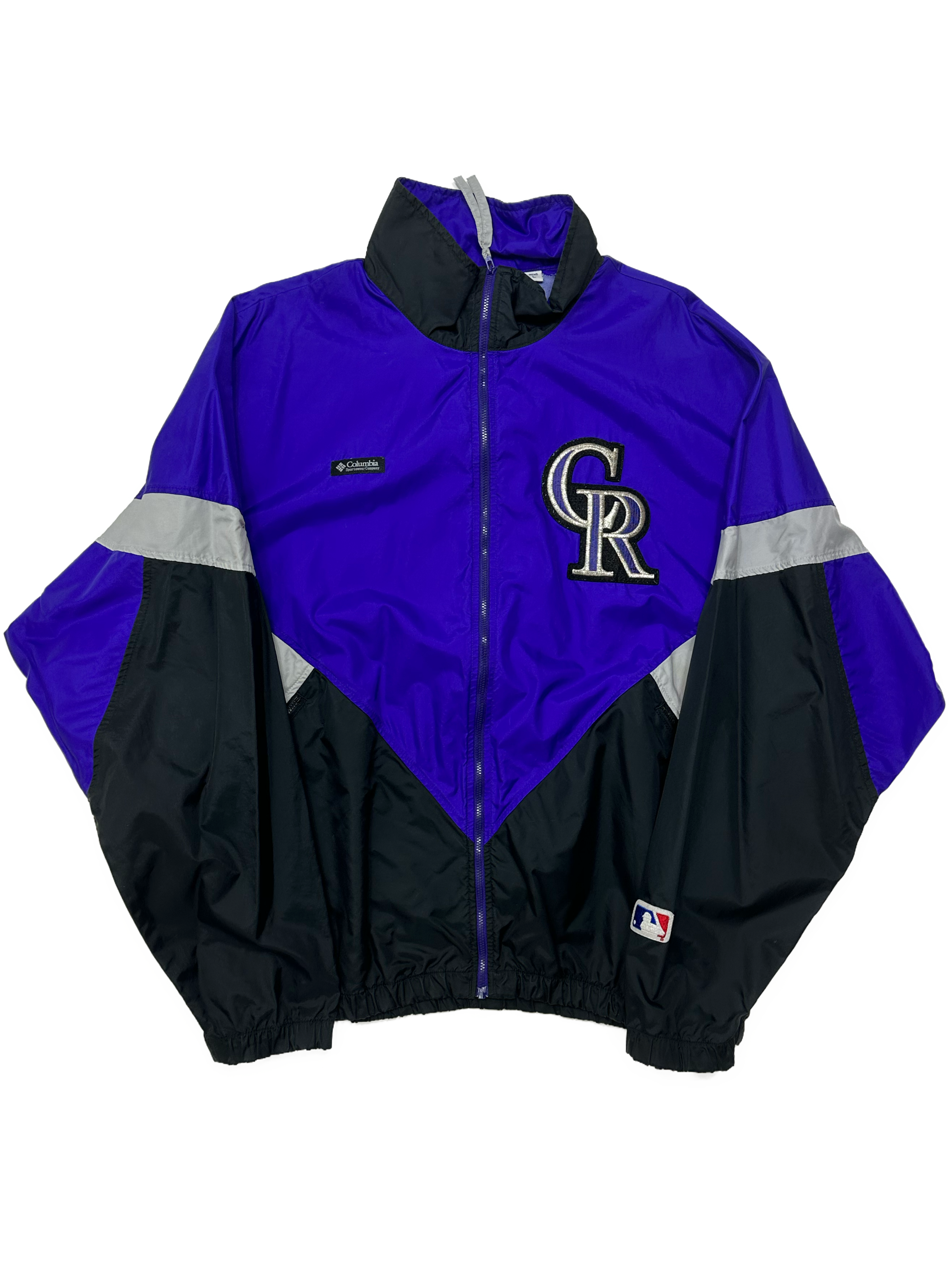 Vtg 90s  Columbia Colorado Rockies Wind Breaker - West Block Vintage