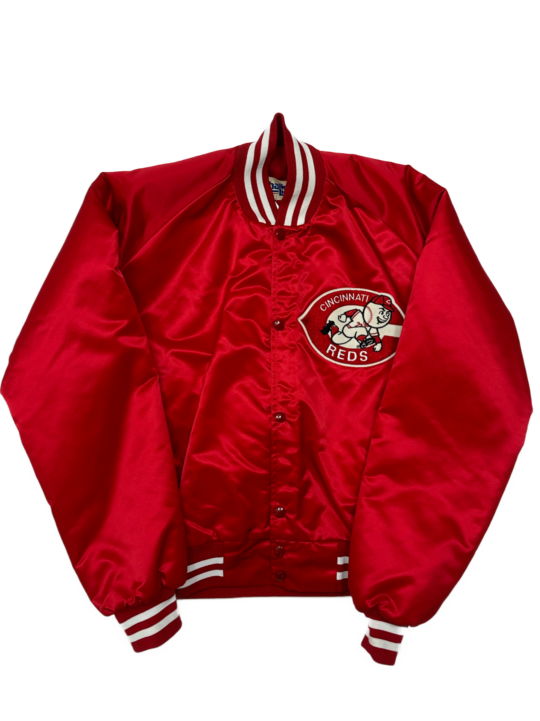 Vintage Cincinnati Starter Satin Jacket - Size Large - Cincinnati Reds